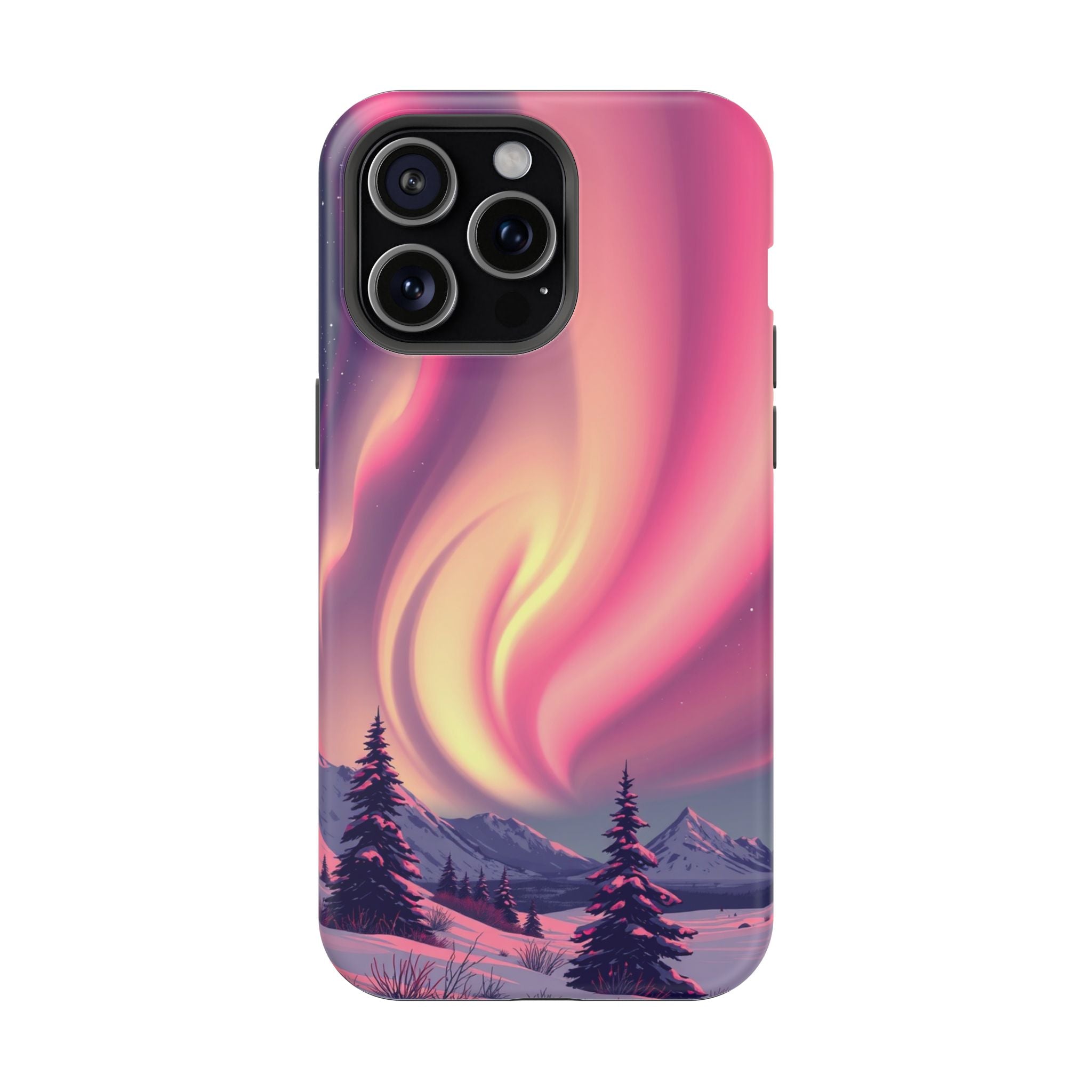 iPhone Rose Pink And Cream Northern Lights Slim iPhone Everyday · iPhone Case