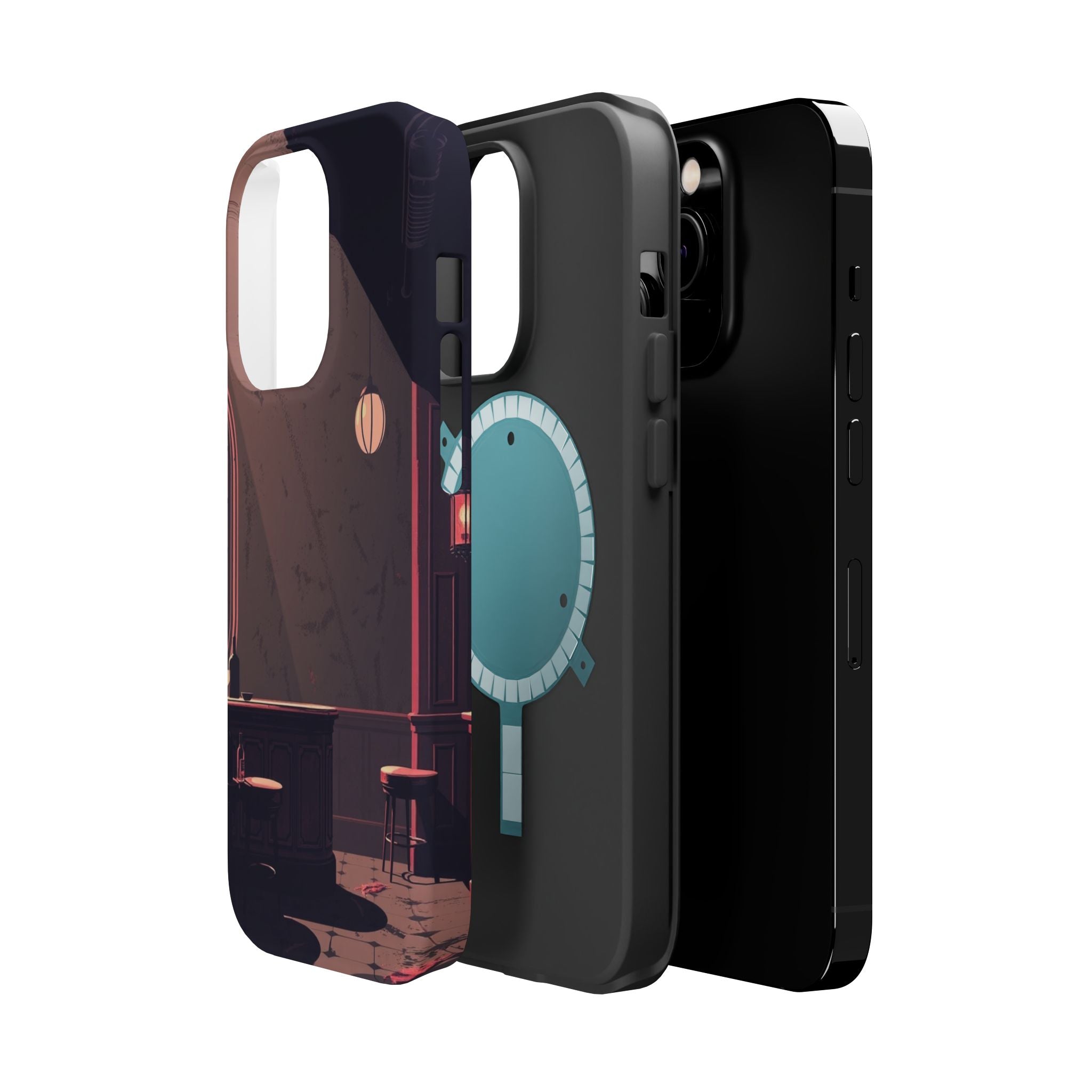 iPhone Speakeasy Dark Grunge Distressed Slim Everyday Designer Case · iPhone Cas