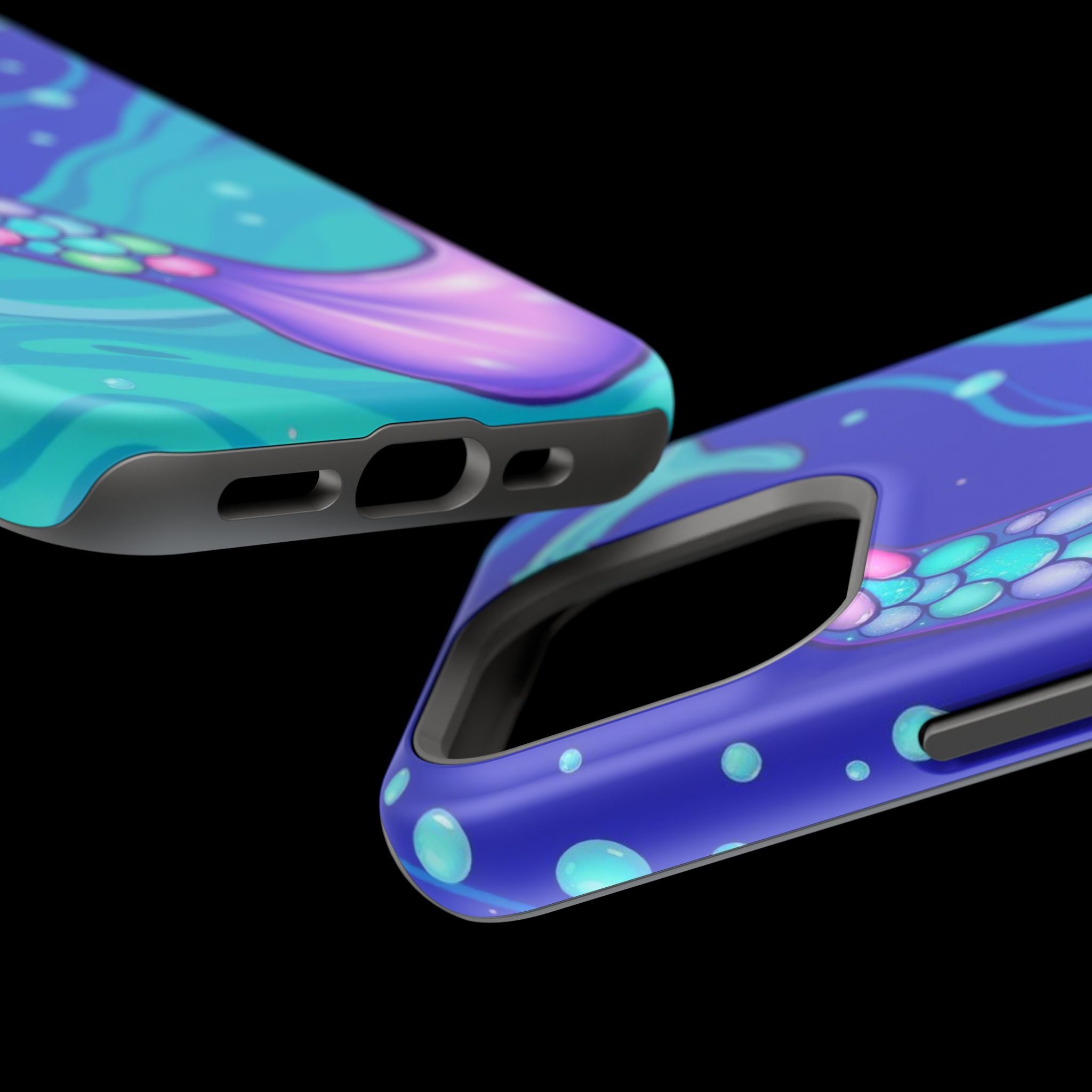 iPhone Mermaid Tail Swirl Kids Fun iPhone Phone Case Gift Artistic · iPhone Case