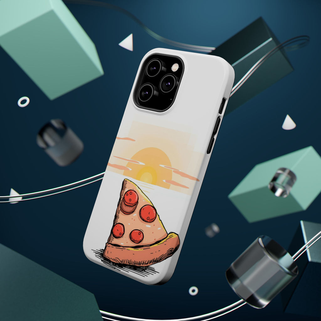 iPhone Earthy Pizza Slice Sunset Design Slim Everyday Designer Case · iPhone Cas
