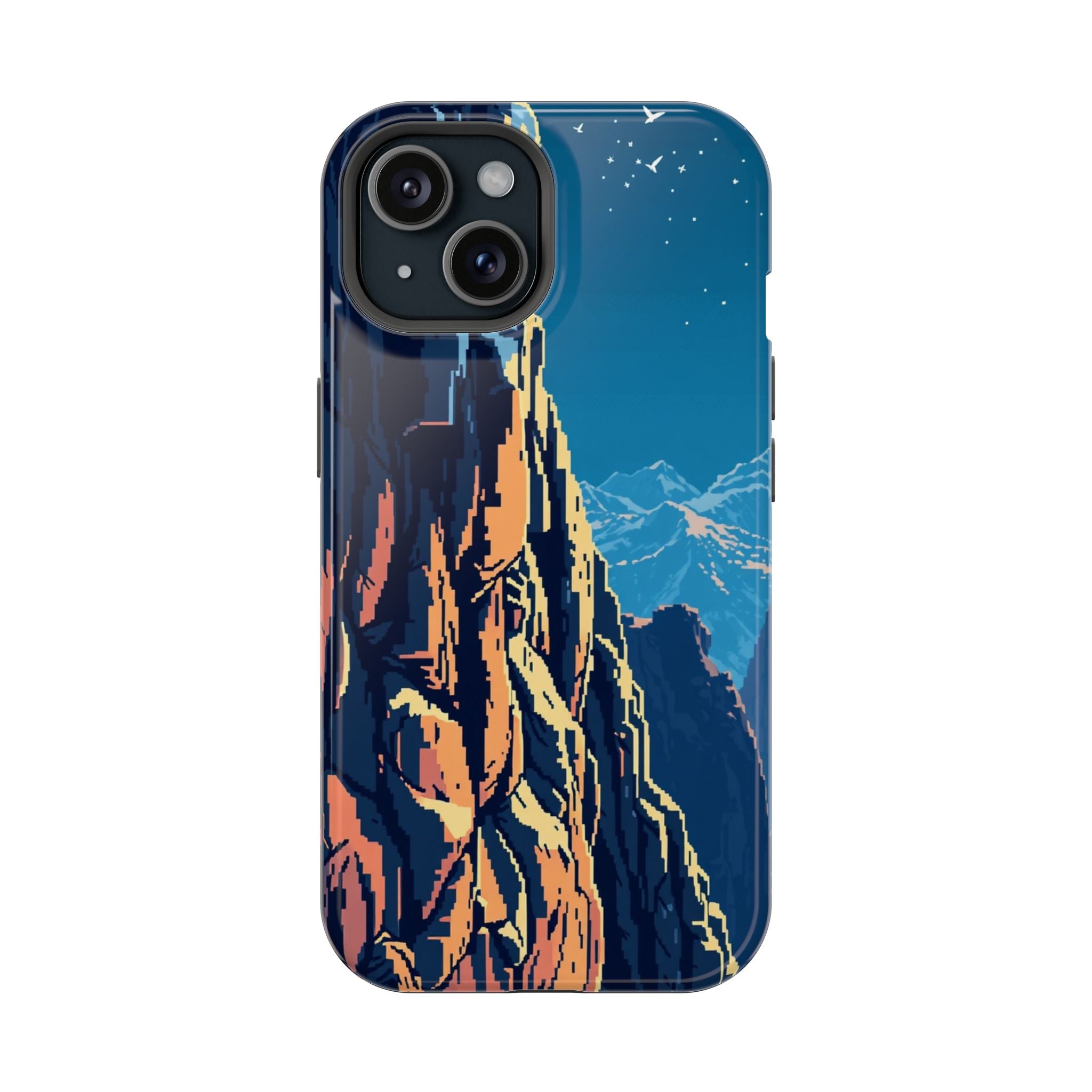 iPhone Midnight Blue And Silver Canyon Wall Slim iPhone Everyday · iPhone Case