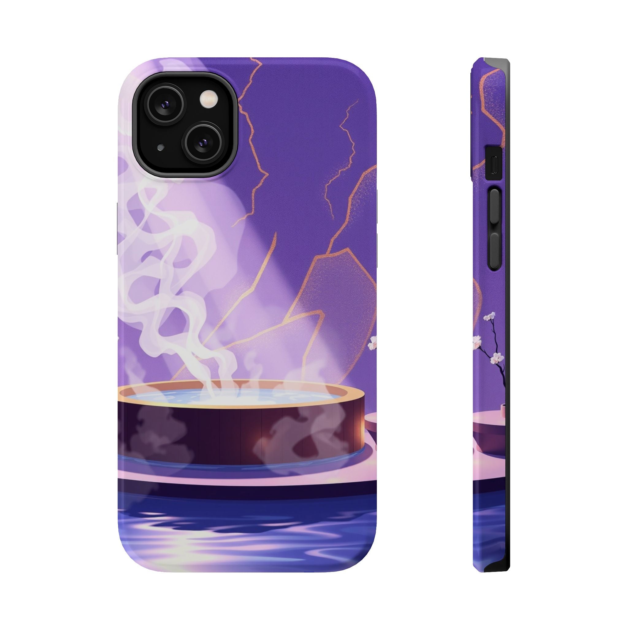 iPhone Hot Spring Steam Gold Foil Luxury Slim Everyday iPhone Designer · iPhone