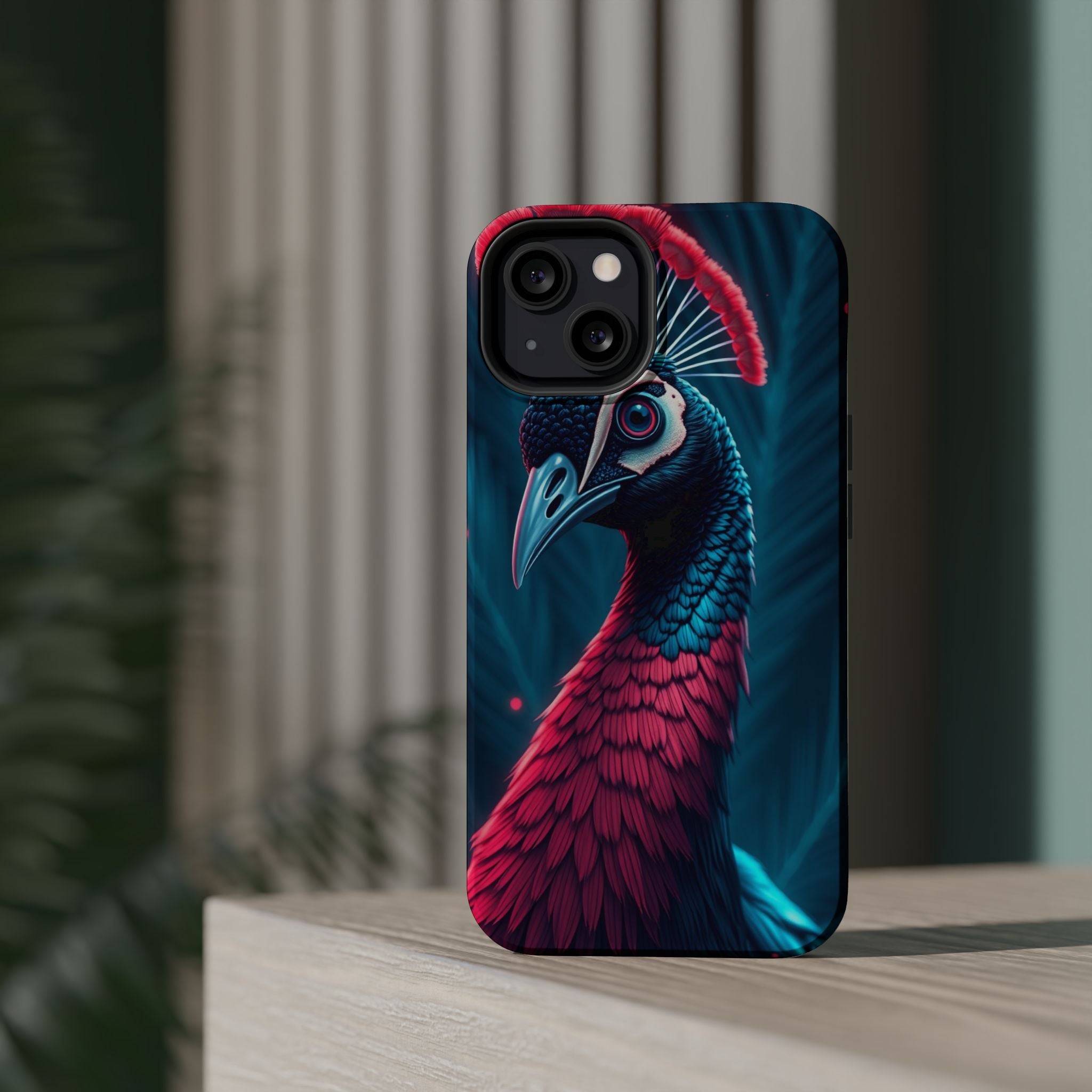 iPhone Nouveau Peacock Electric Art Slim Everyday Designer Case · iPhone Case
