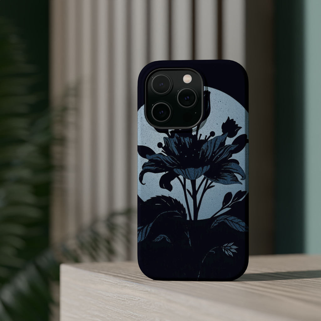 iPhone Radiant Floral Silhouette Design Slim Everyday Designer Case · iPhone Cas