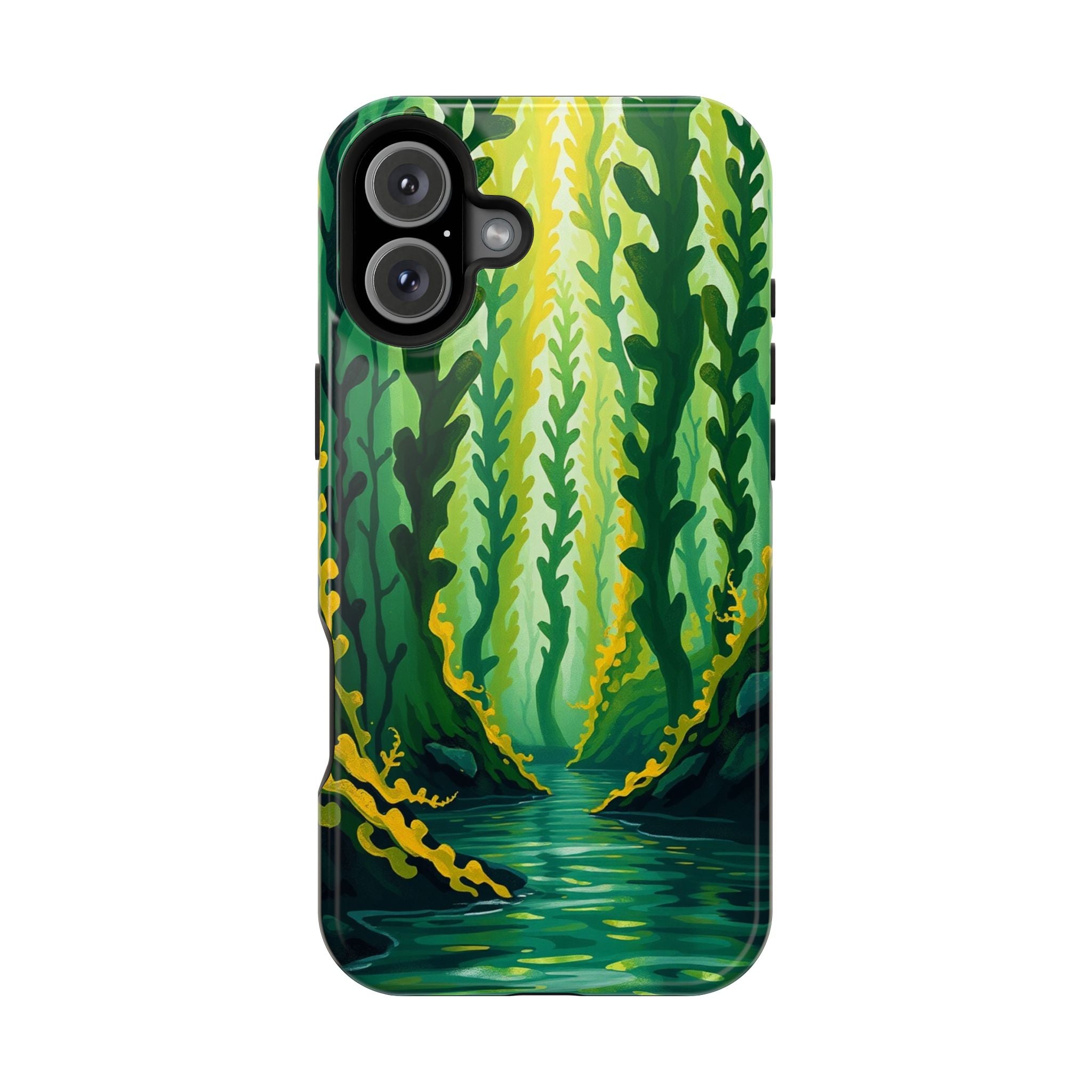 iPhone Kelp Forest Oil Painting Impressionist Slim iPhone Everyday · iPhone Case