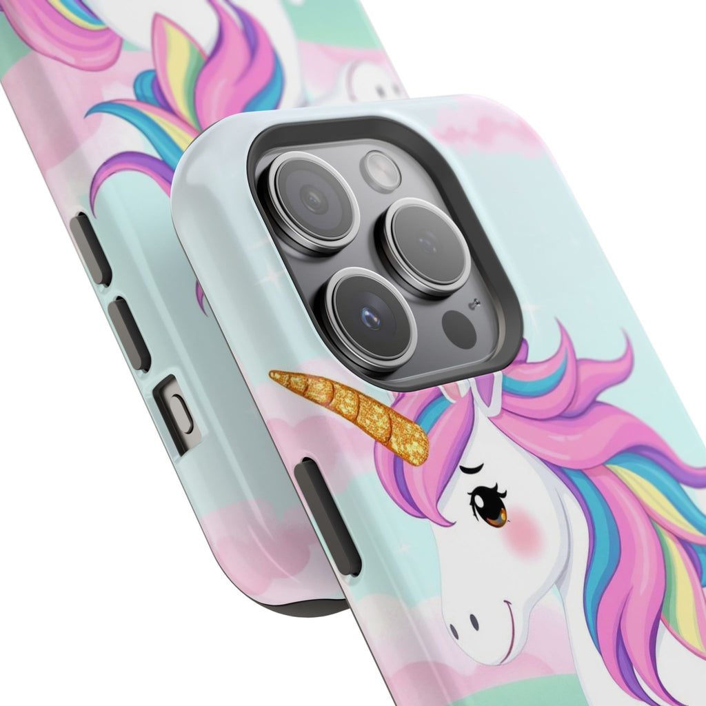 iPhone Rainbow Unicorn Kids Fun Soft iPhone Phone Case Gift Finish · iPhone Case