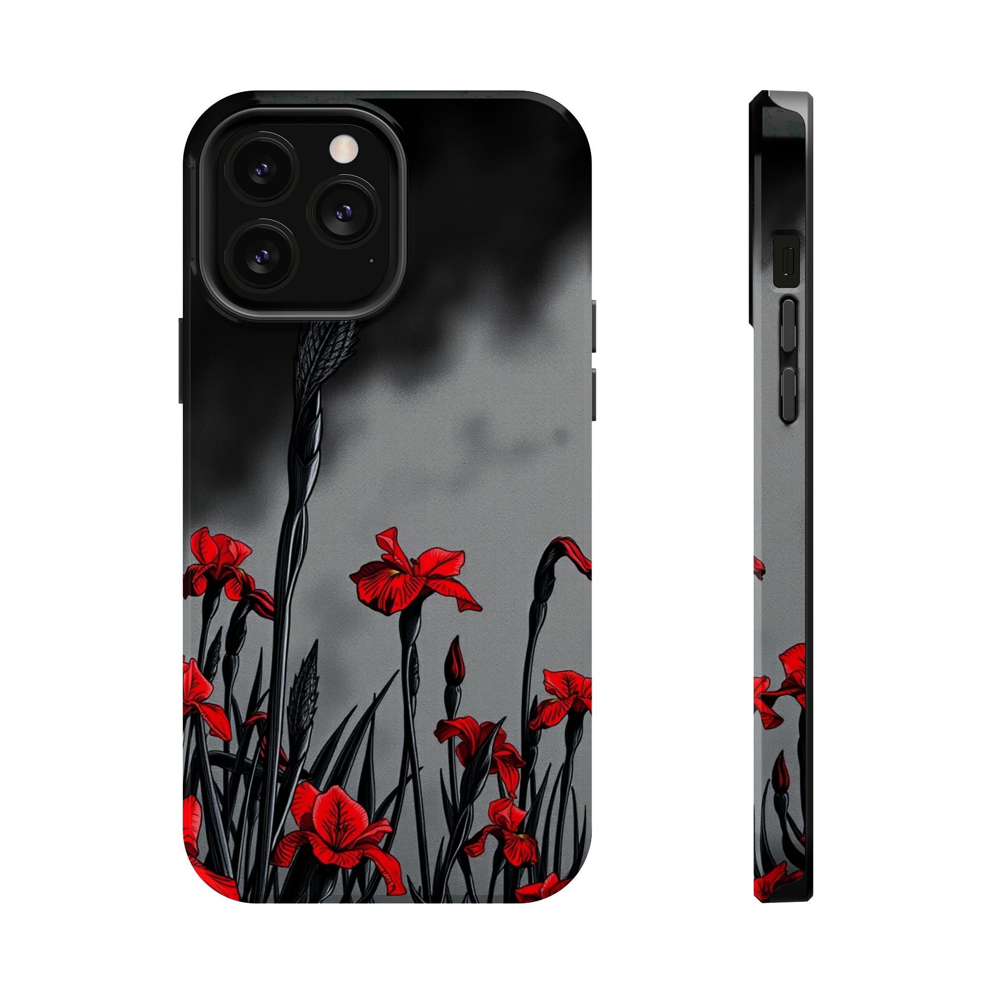 iPhone Iris Garden Cinematic Art Soft Finish Everyday Cas Slim Snap Case · iPhon