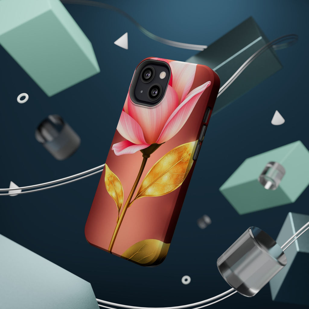 iPhone Dreamy Bloom and Leaf Design 14 Slim Everyday Designer Case · iPhone Case