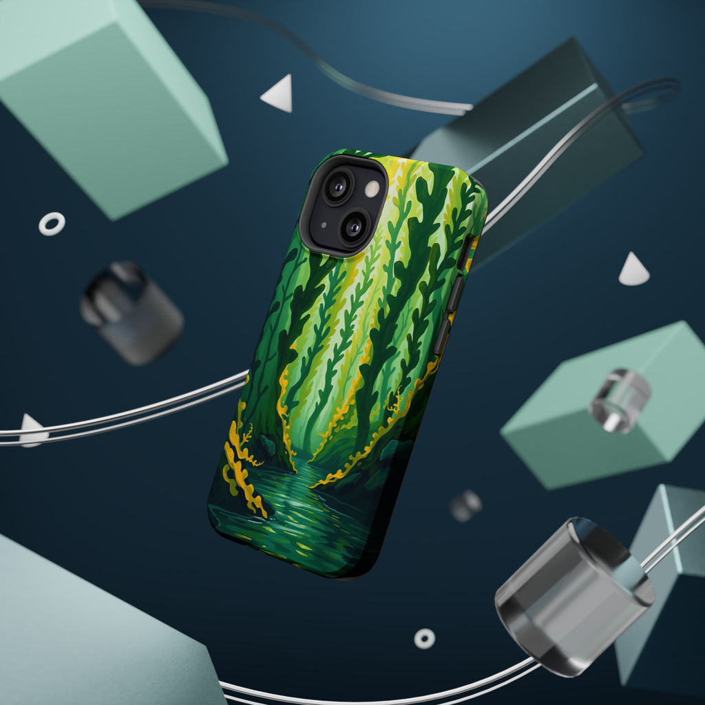 iPhone Kelp Forest Oil Painting Impressionist Slim iPhone Everyday · iPhone Case