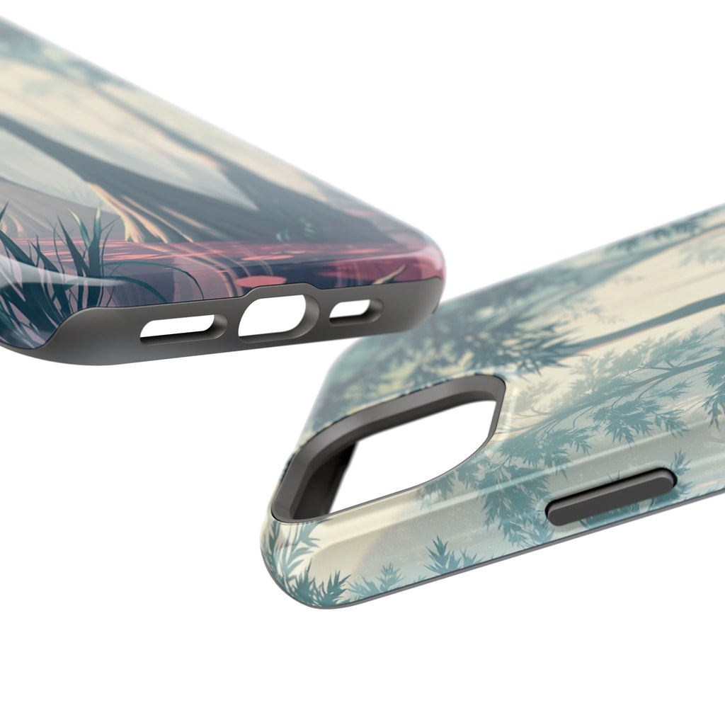 iPhone Mint And Blush Cypress Swamp Slim Everyday Designer Case · iPhone Case