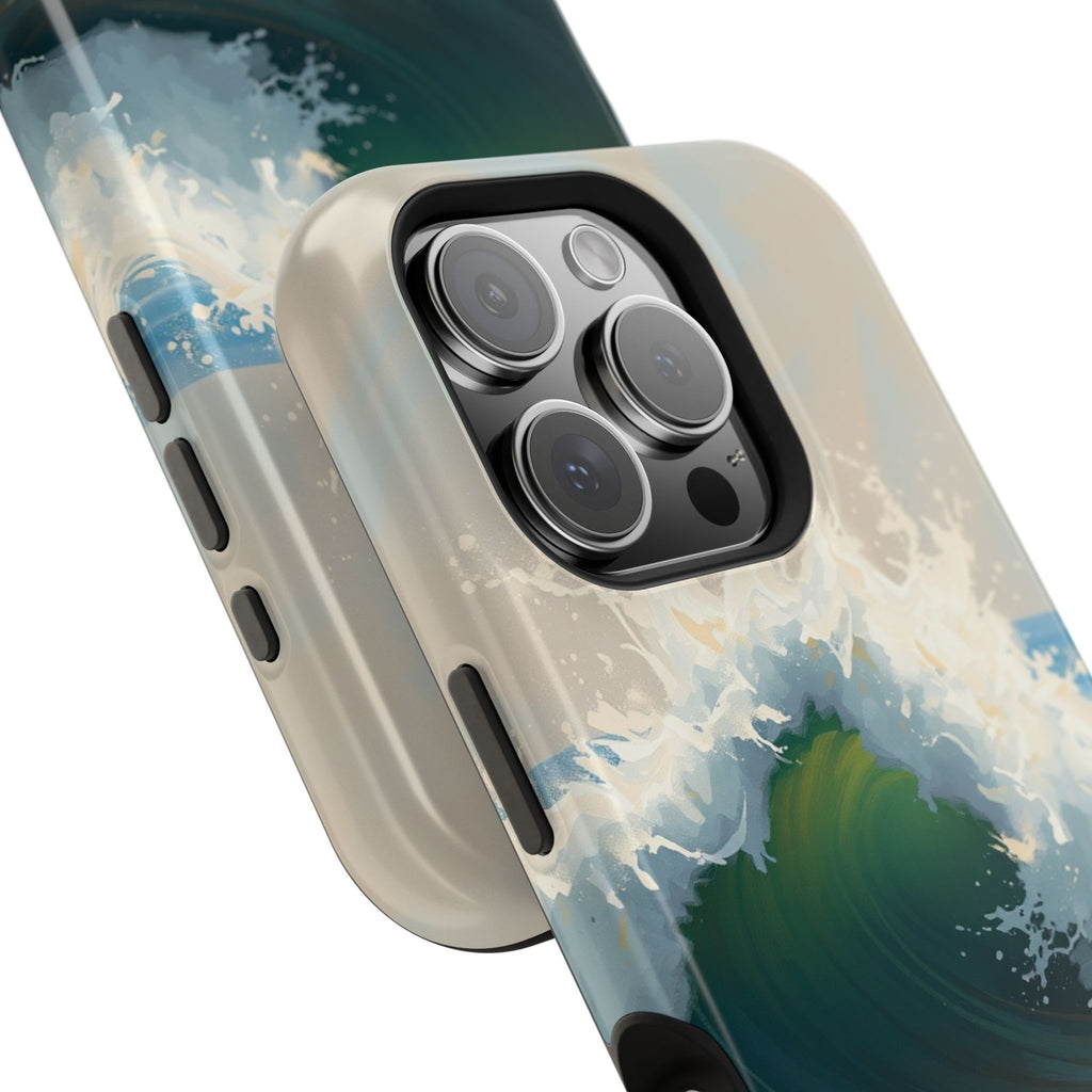 iPhone Radiant Ocean Wave Crash Design Slim Everyday Designer Case · iPhone Case