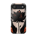 iPhone Charcoal And Copper Floral Silhouette Slim iPhone Everyday · iPhone Case
