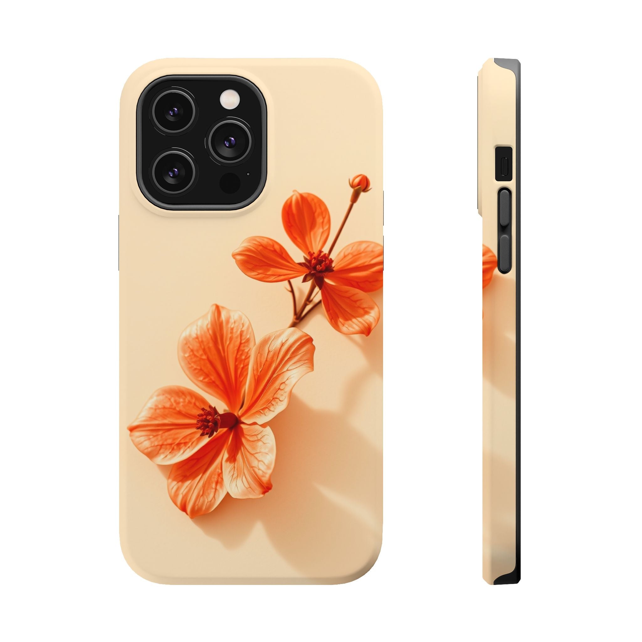 iPhone Floral Ink Wash Pastel Kawaii Slim Everyday Designer Case · iPhone Case