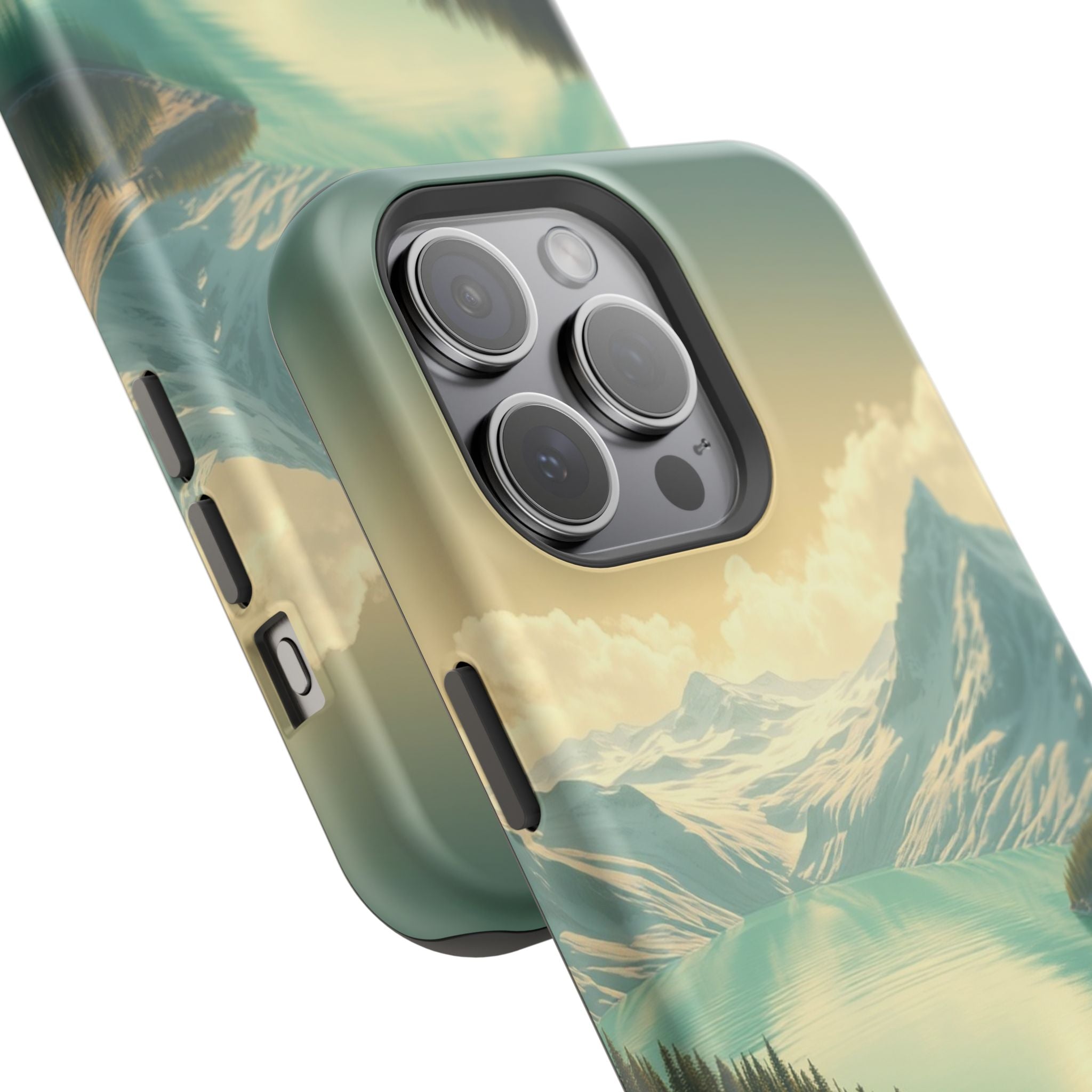 iPhone Glacier Lake Bold Art Slim Everyday Designer Case · iPhone Case