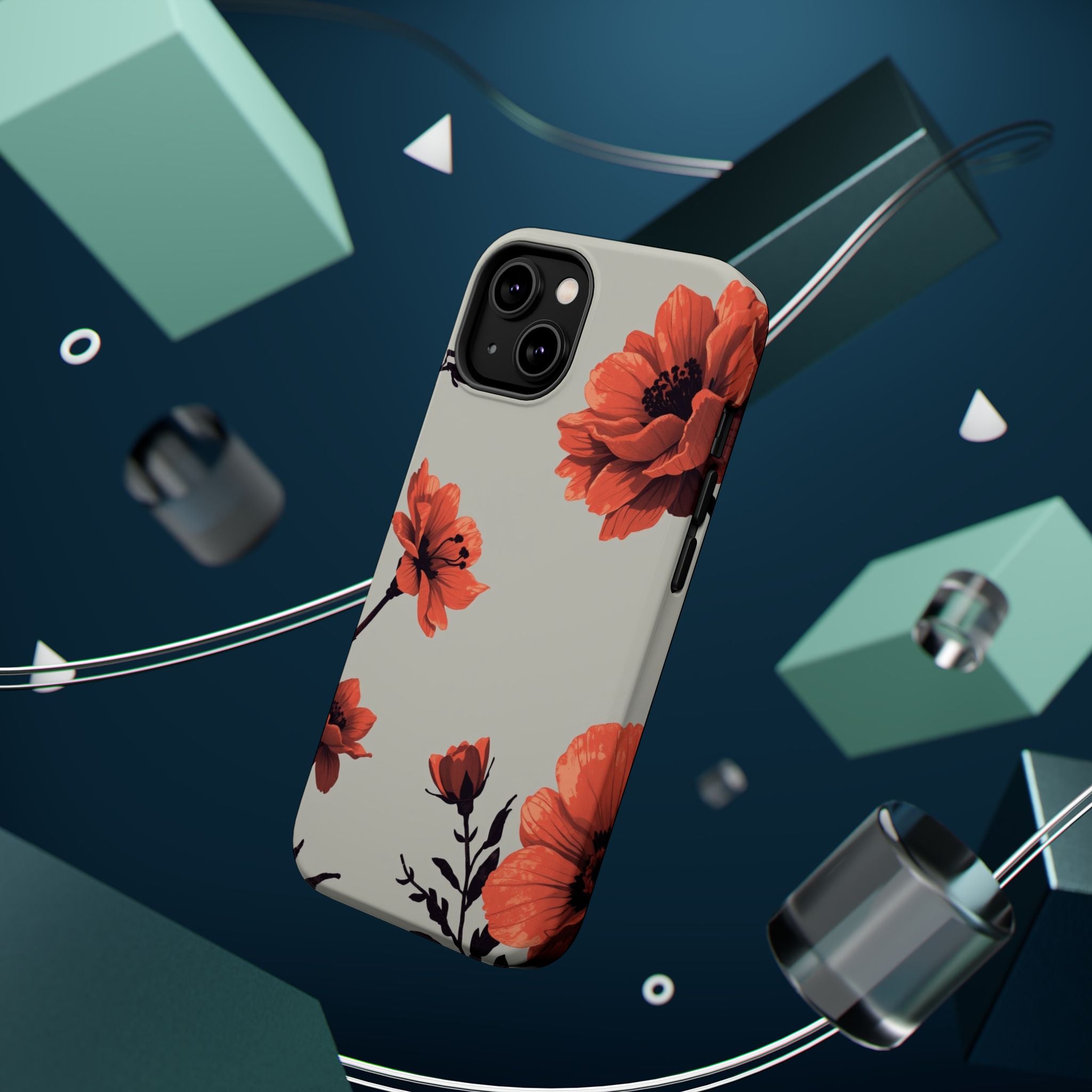 iPhone Dreamy Floral Ink Wash Design Slim Everyday iPhone 13 Designer · iPhone C