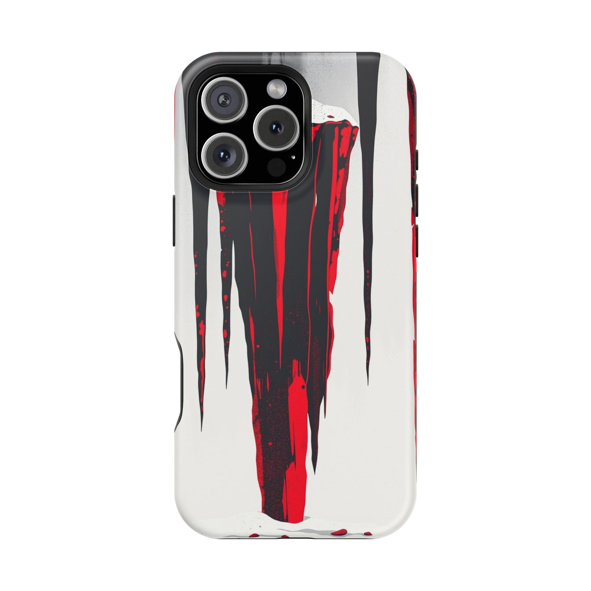 iPhone Black And Crimson Icicle Formation Slim iPhone 15 Everyday · iPhone Case