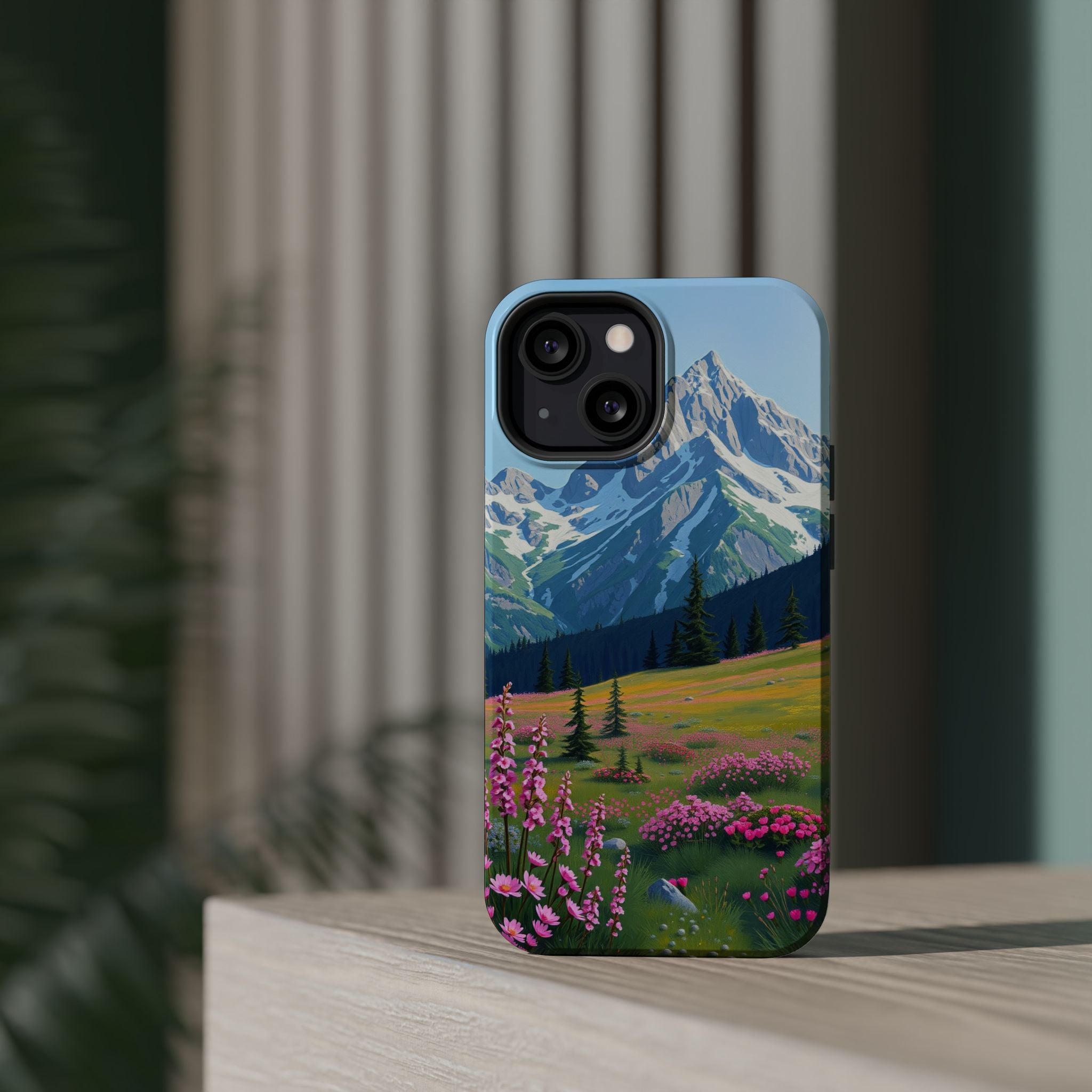 iPhone Earthy Alpine Meadow Design Bold Modern Everyday Snap Case · iPhone Case