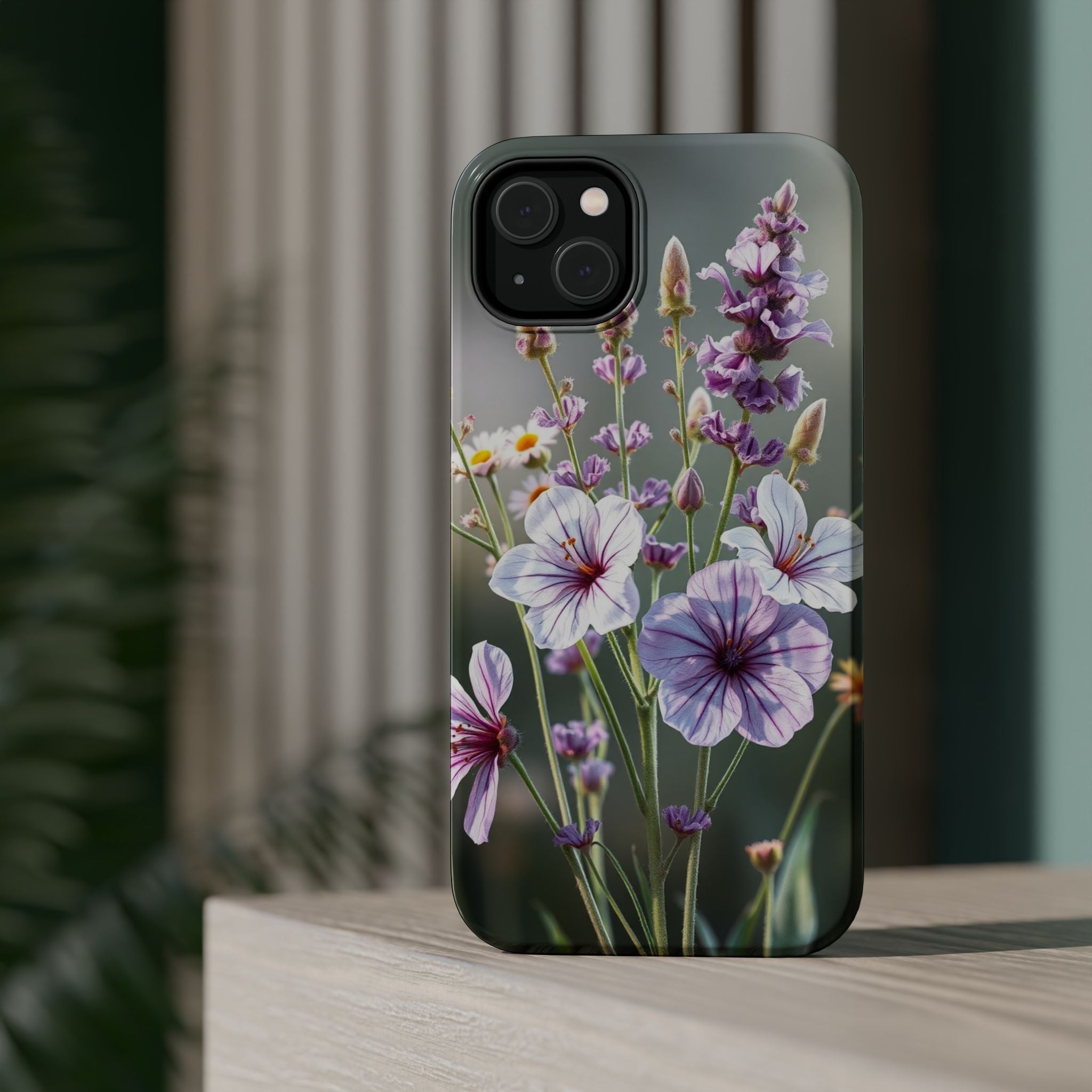 iPhone Wildflower Bunch Enchanted Art Slim Everyday Designer Case · iPhone Case