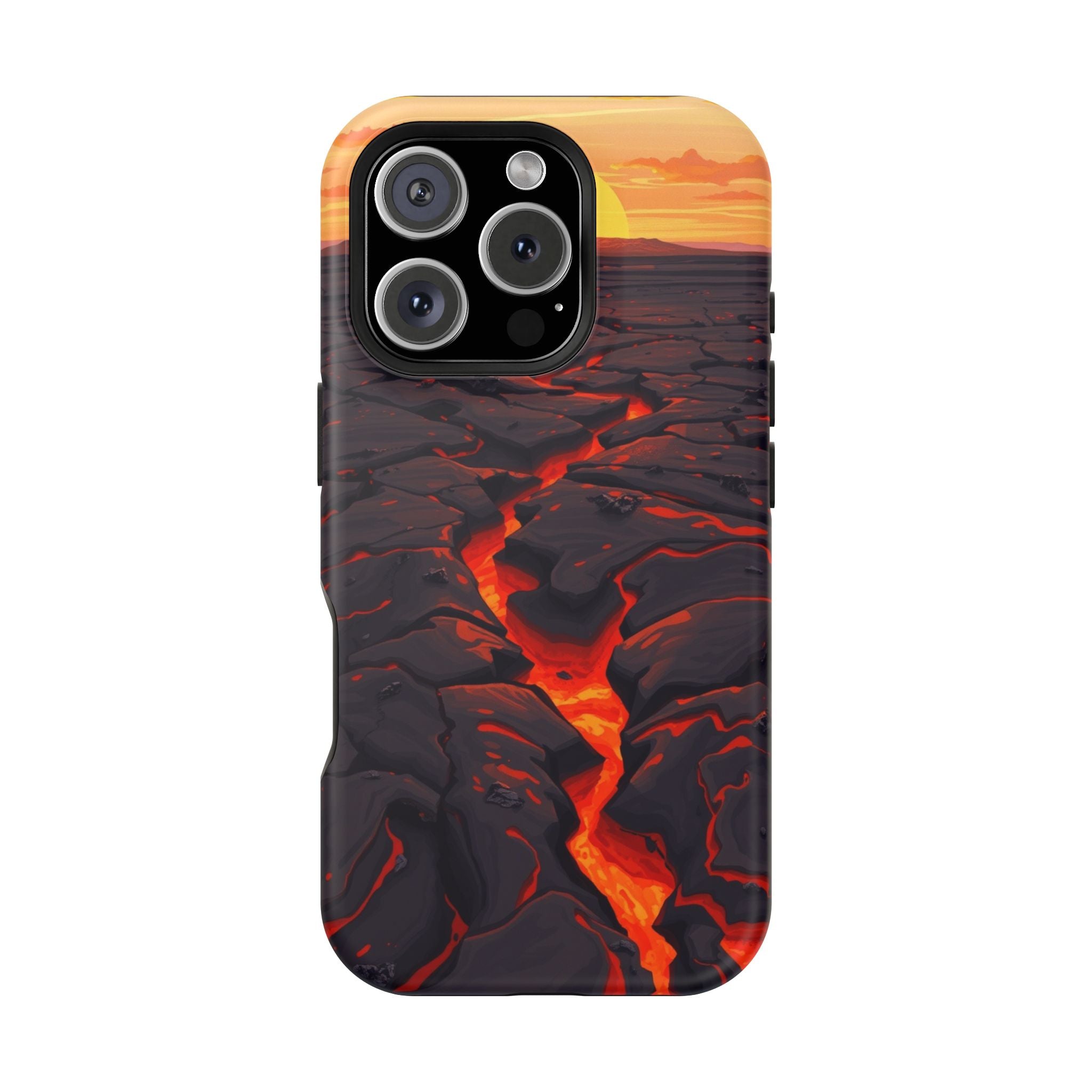 iPhone Lava Field Earthy Design Slim Everyday Designer Case · iPhone Case