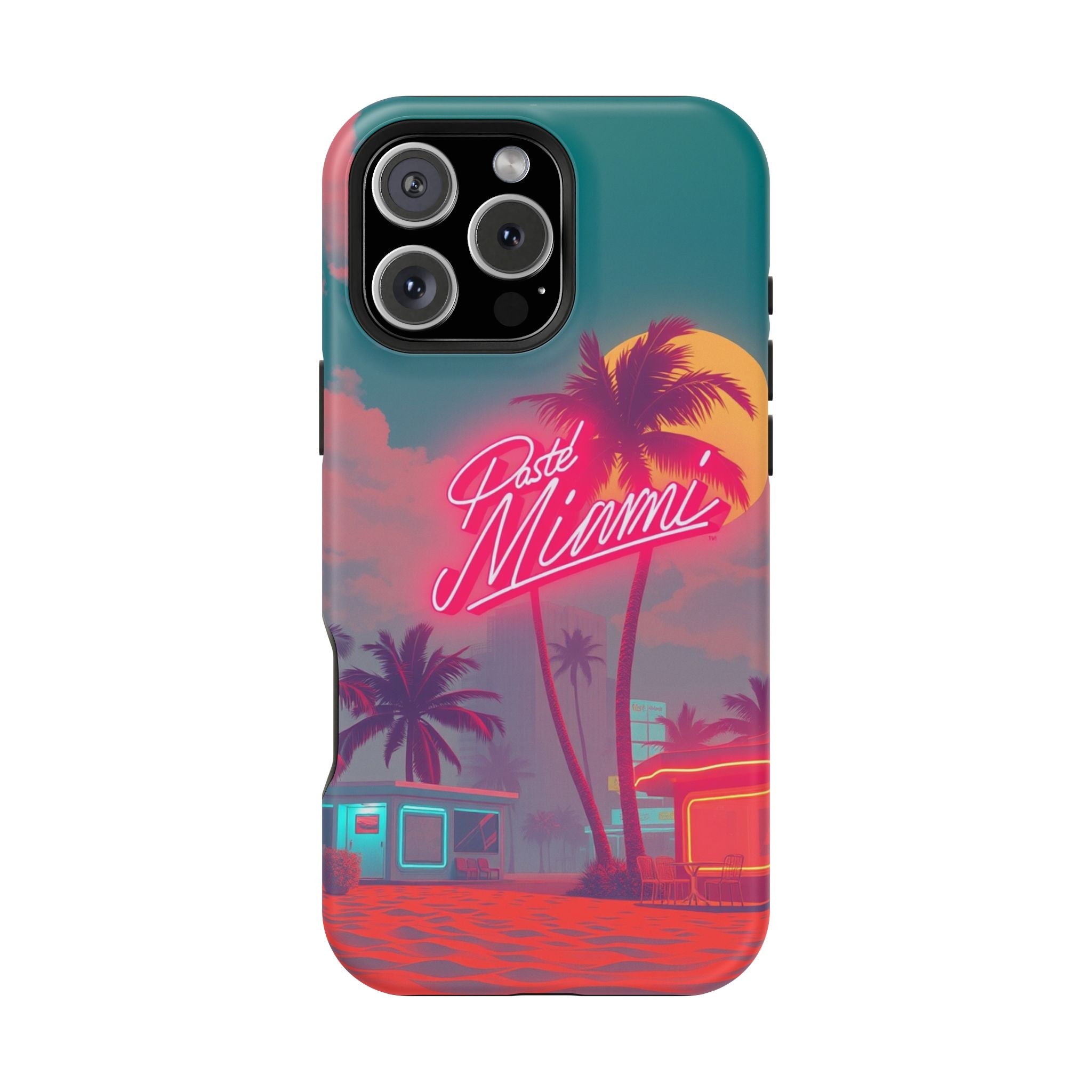 iPhone 1980s Pastel Miami Enchanted Art Slim Everyday Designer Case · iPhone Cas
