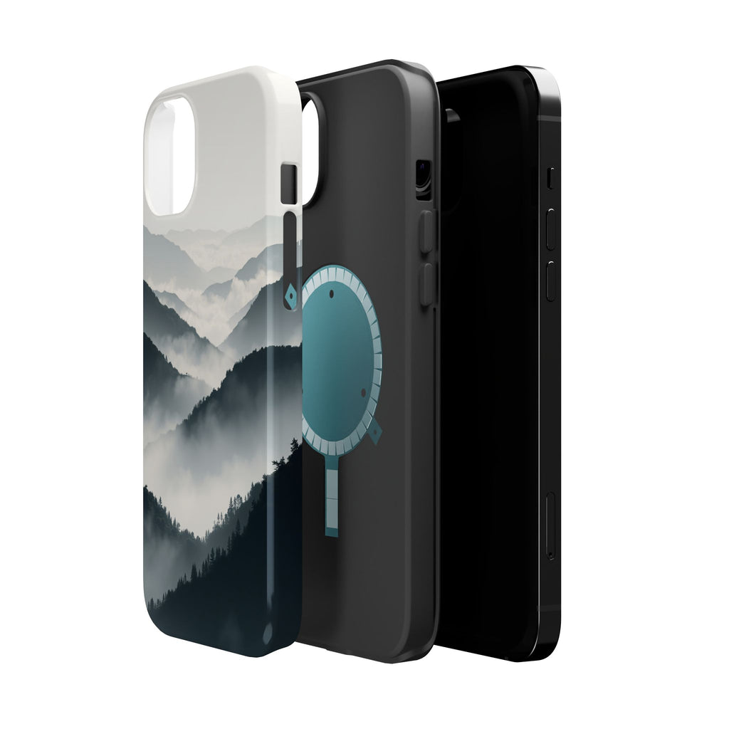 iPhone Dreamy Fog Rolling Over Hills Design Slim iPhone Everyday · iPhone Case