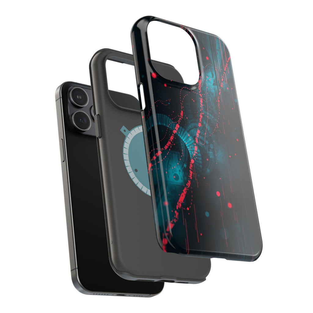 iPhone Digital Noise Cinematic Art Bold Modern Everyday Snap Case · iPhone Case