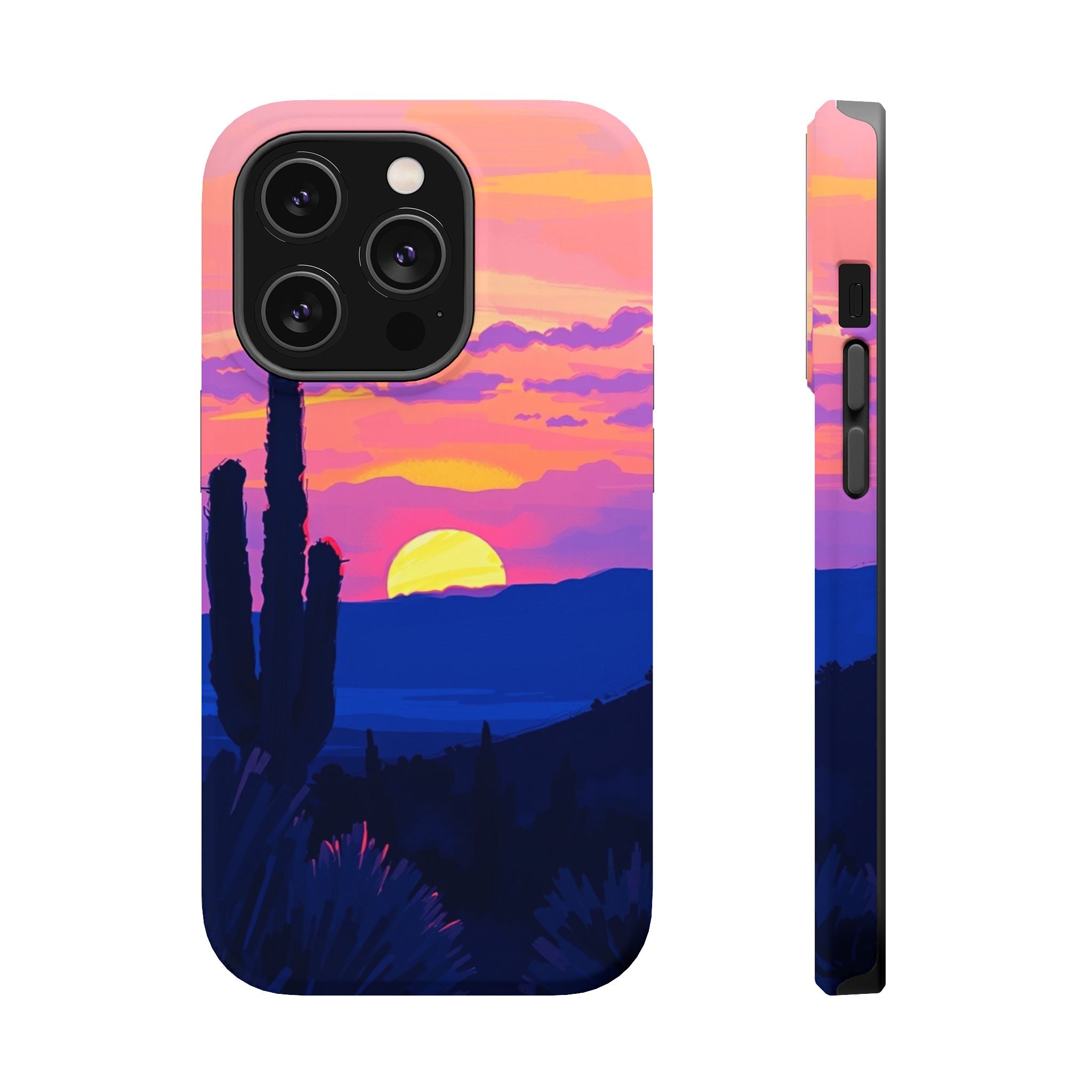 iPhone Mesa Sunset Oil Painting Impressionist Slim iPhone Everyday · iPhone Case
