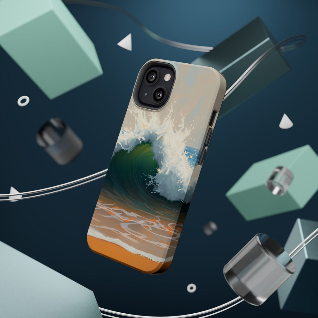 iPhone Radiant Ocean Wave Crash Design Slim Everyday Designer Case · iPhone Case