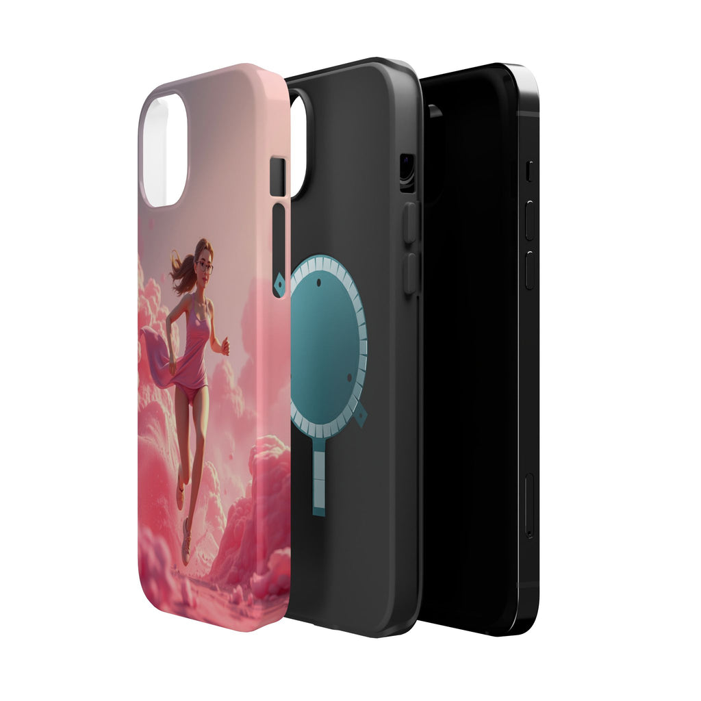 iPhone on Fumes 3D Digital Bold Modern Everyday Snap Case · iPhone Case