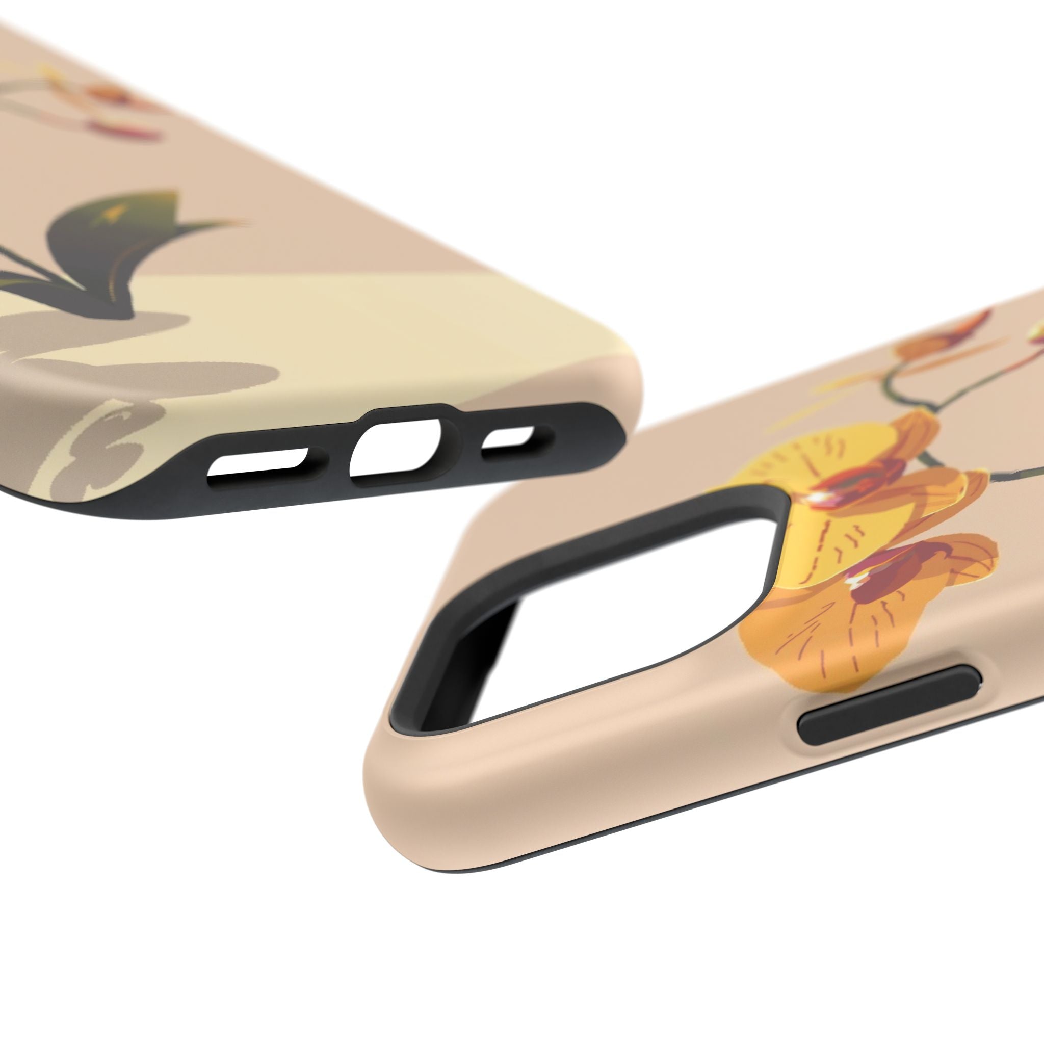 iPhone Orchid Study Pixel Art -Bit Bold Modern Everyday Snap Case · iPhone Case