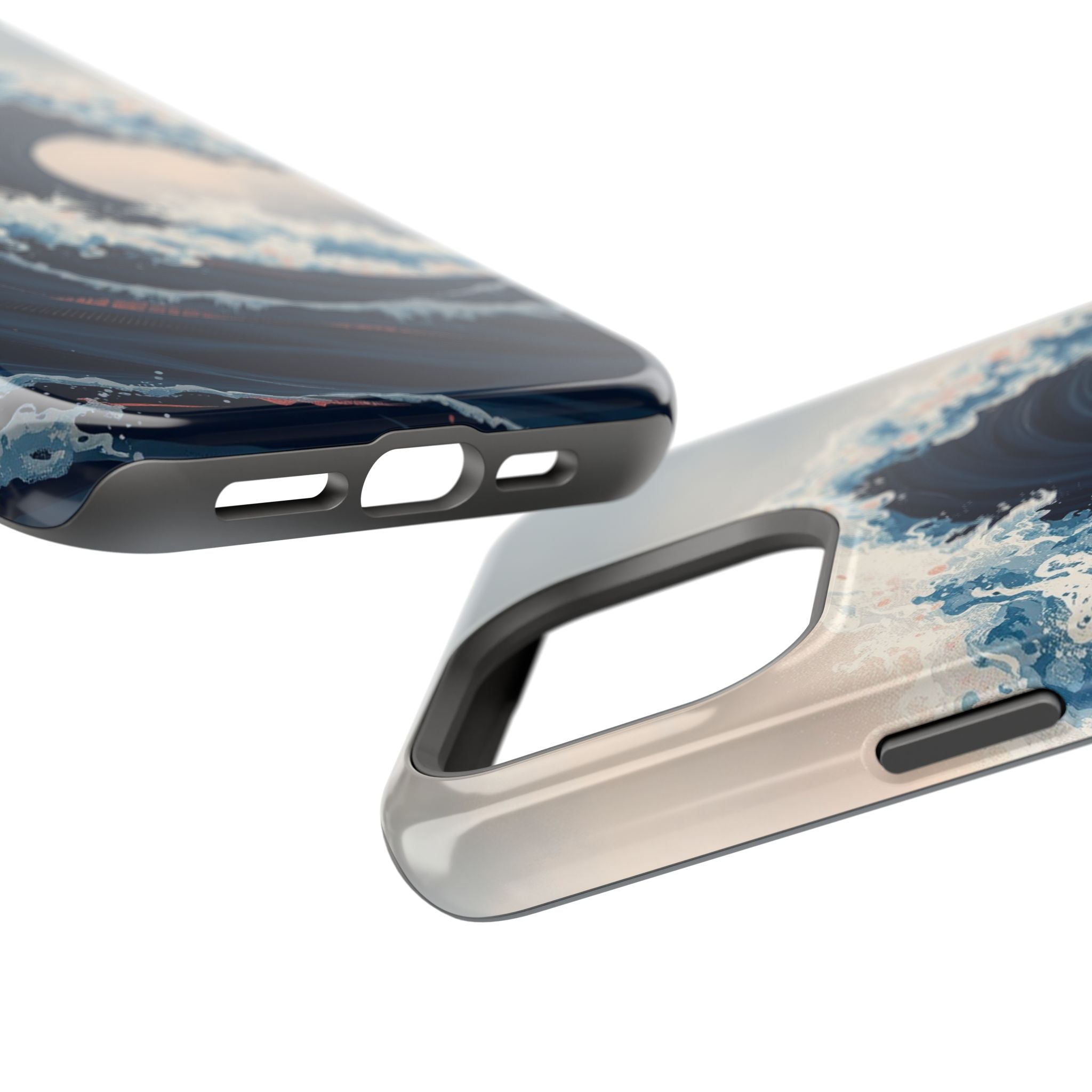 iPhone Ocean Wave Crash Grunge Distressed Slim iPhone Everyday Designer · iPhone
