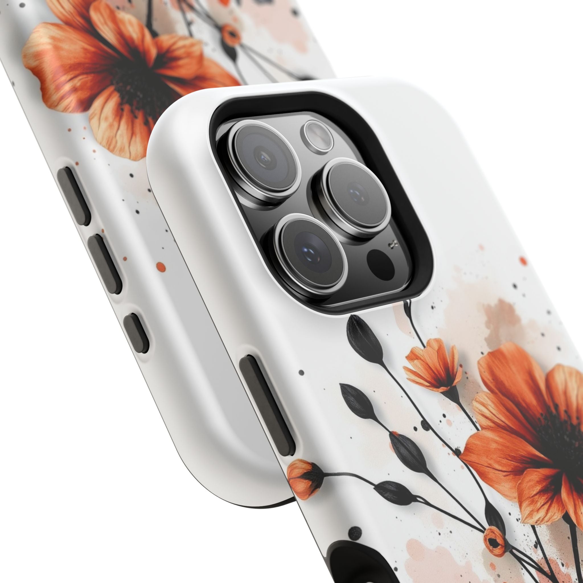 iPhone Floral Watercolor Splash 3D Digital Slim iPhone Everyday · iPhone Case