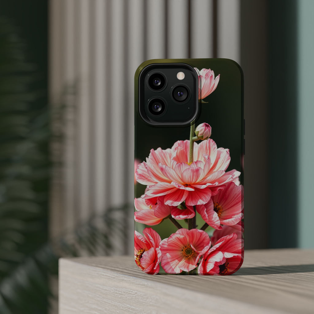 iPhone Ranunculus Stack Vibrant Watercolor Slim Snap Case · iPhone Case