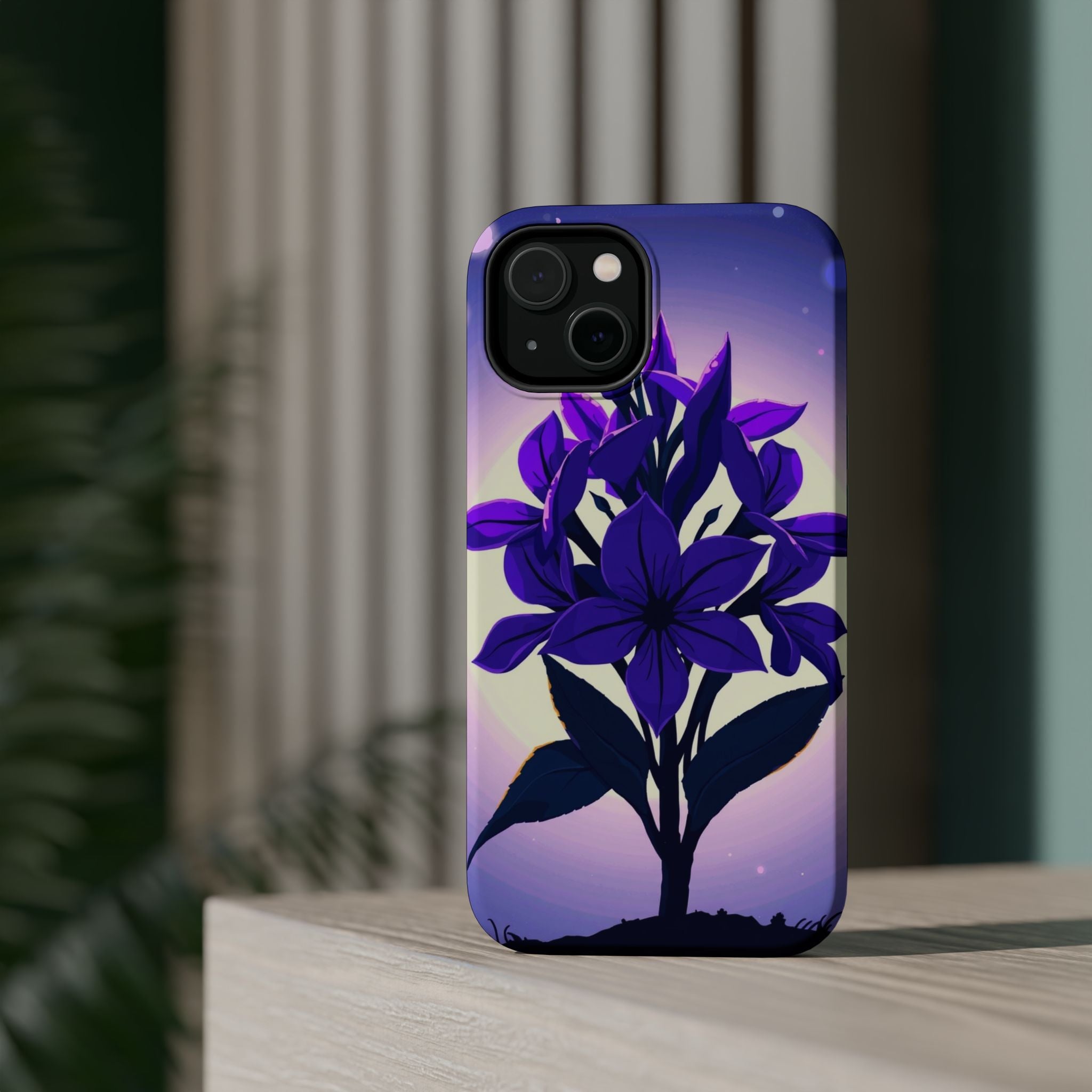 iPhone Floral Crown Mystic Art 13 Bold Modern Everyday Snap Case · iPhone Case