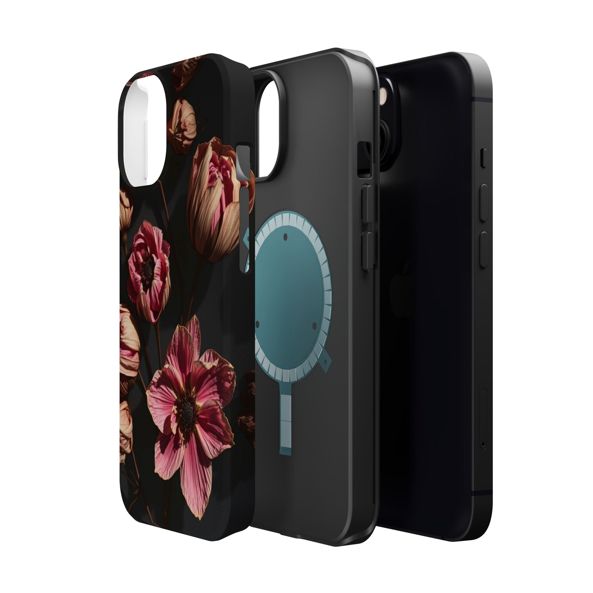 iPhone Dried Flower Flat Lay Electric Art Slim Snap Case · iPhone Case