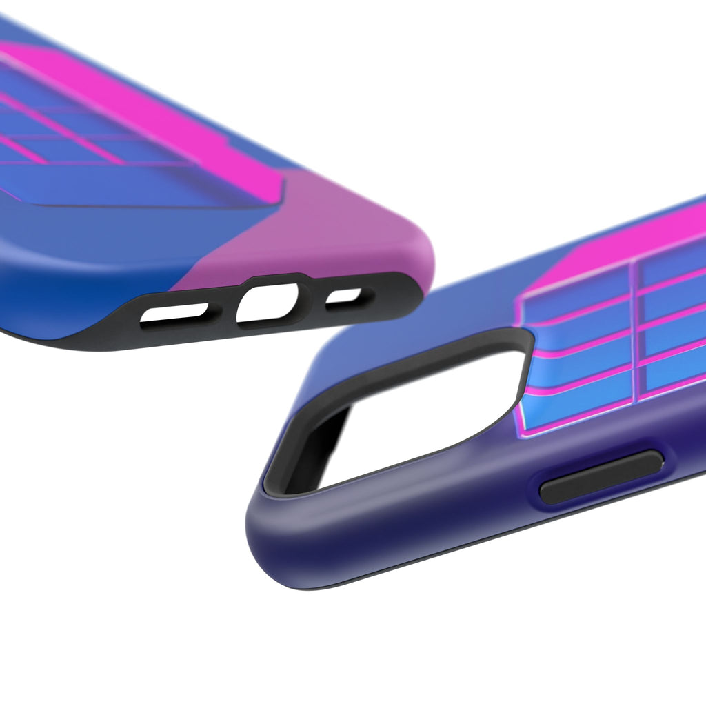 iPhone Earthy 80s Grid Synthwave Design Slim Everyday Designer Case · iPhone Cas