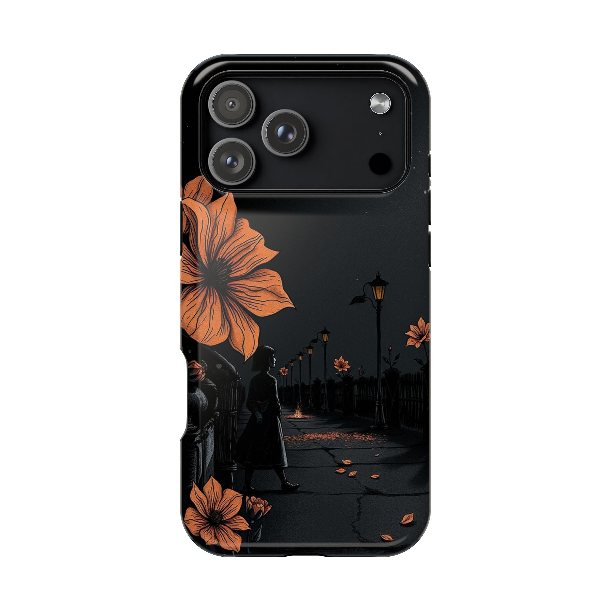 iPhone Night Bloomer Electric Art Bold Modern Everyday Snap Case · iPhone Case