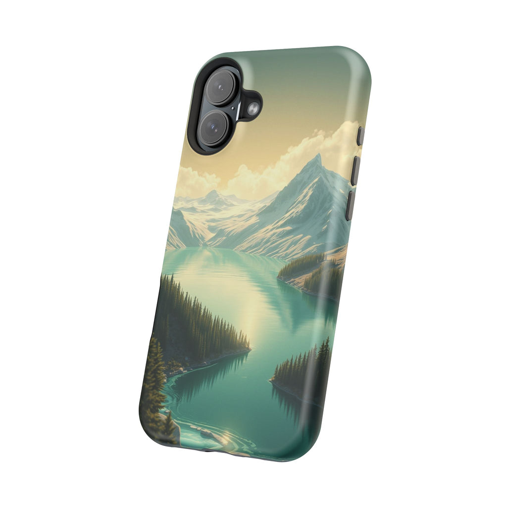iPhone Glacier Lake Bold Art Slim Everyday Designer Case · iPhone Case