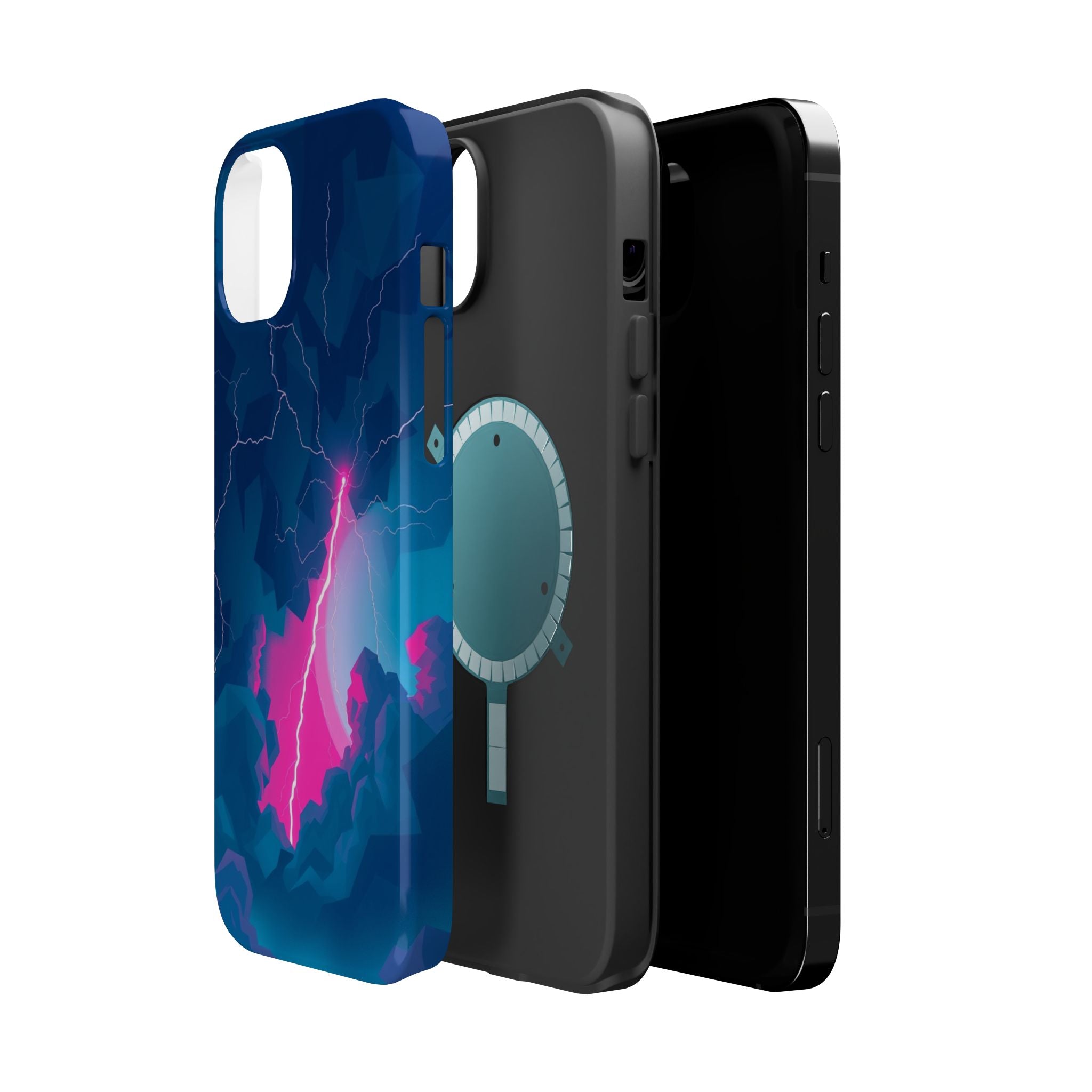 iPhone Thunderstorm Sky Abstract Geometric Slim iPhone Everyday · iPhone Case