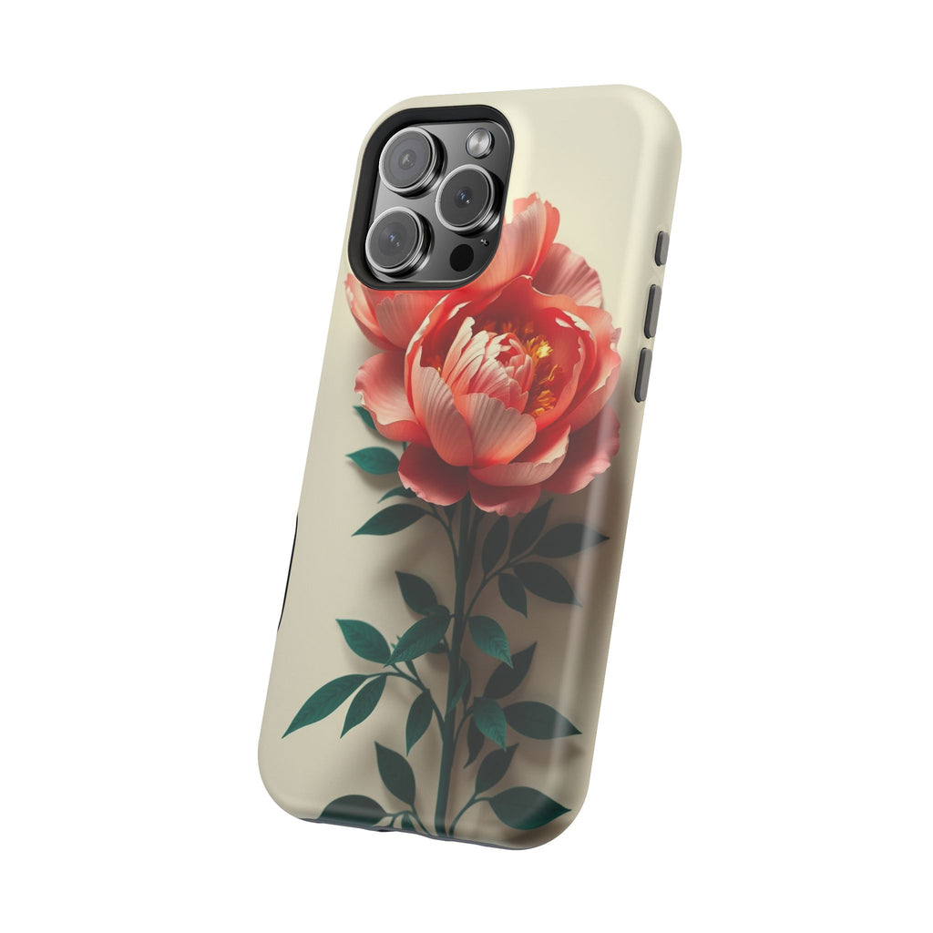 iPhone Emerald Green And Gold Peony Bouquet Slim iPhone Everyday · iPhone Case