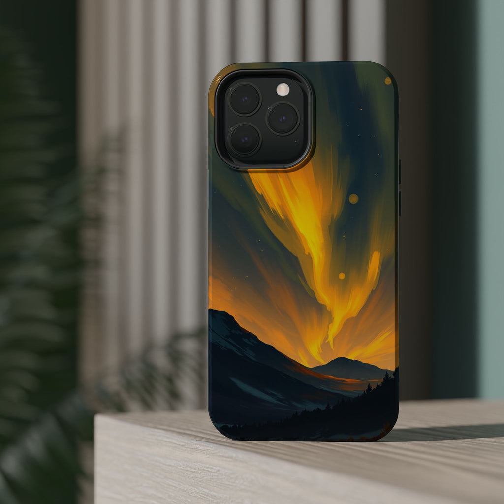 iPhone Serene Northern Lights Design Slim Everyday Designer Case · iPhone Case