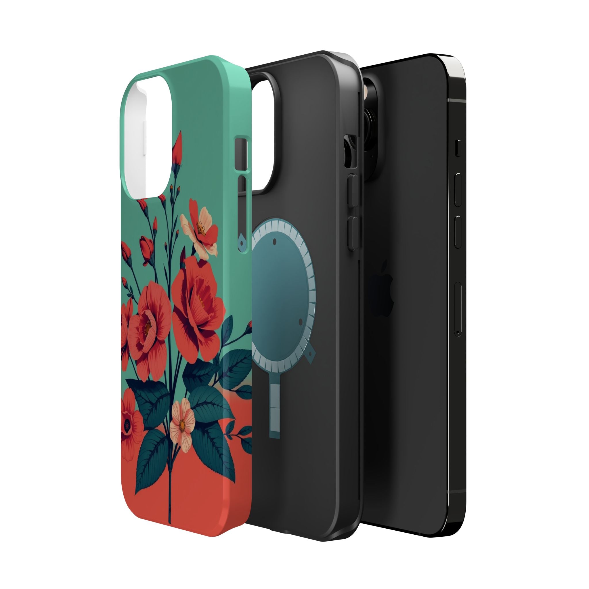 iPhone Pin-up Floral Cinematic Art Bold Modern Everyday Snap Case · iPhone Case