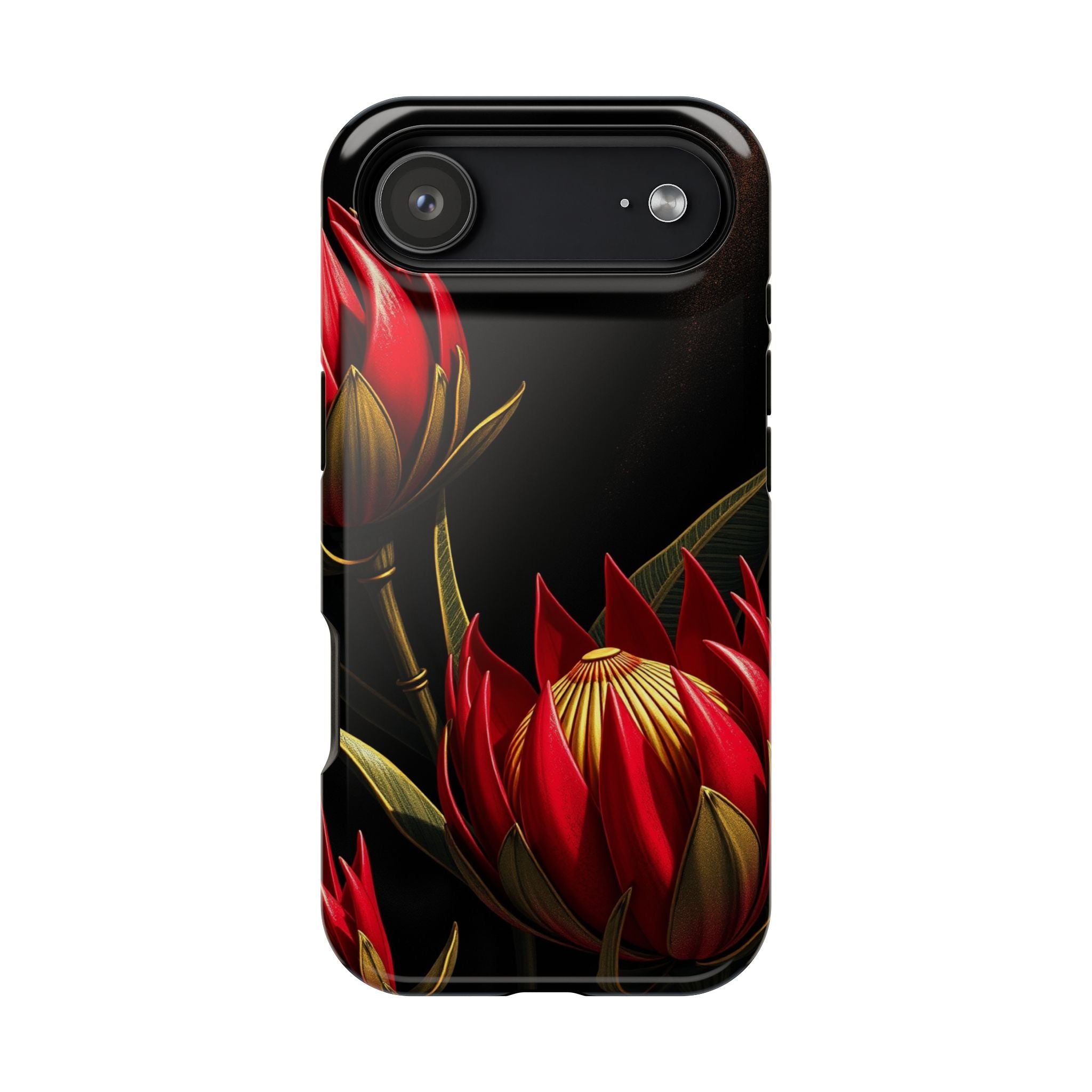 iPhone Protea Bold Gold Foil Luxury Slim Everyday Designer Case · iPhone Case