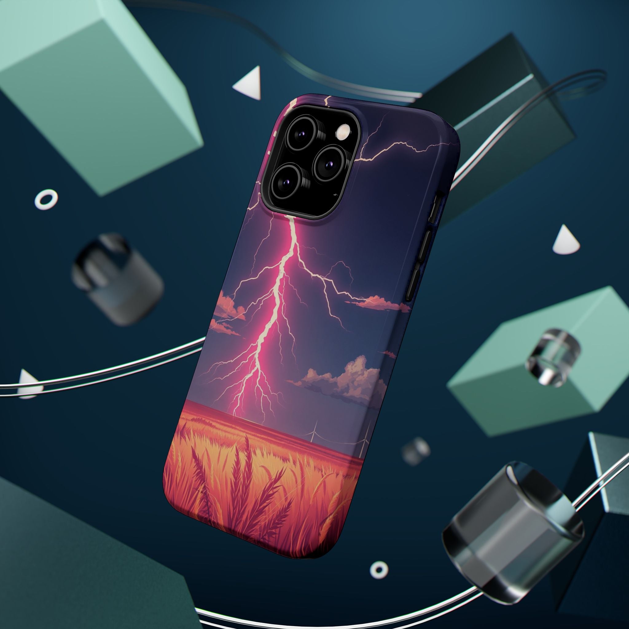 iPhone Rose Pink And Cream Prairie Lightning Slim iPhone Everyday · iPhone Case