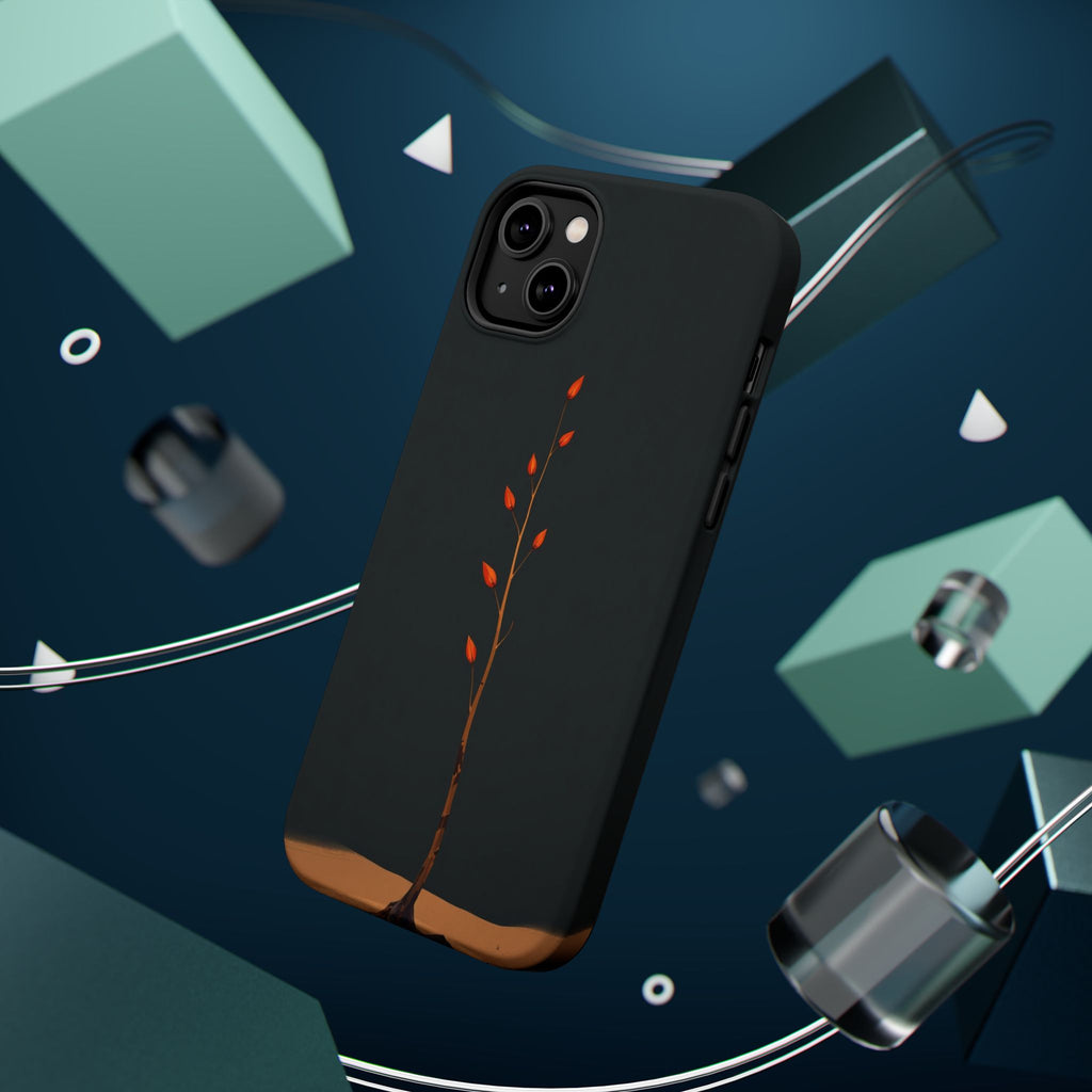 iPhone Burnt Orange And Sand Minimalist Stem Slim iPhone Everyday · iPhone Case