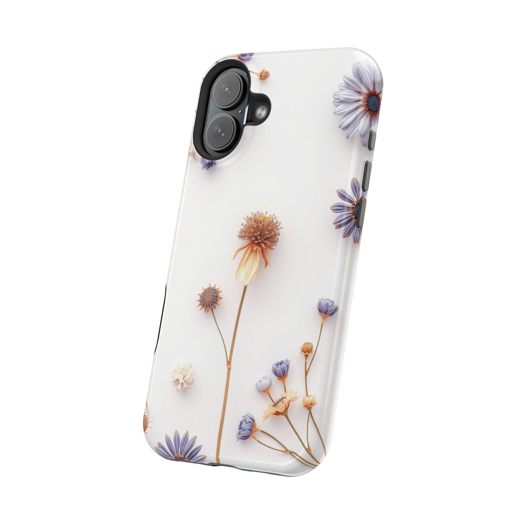 iPhone Dried Flower Flat Lay Bold Art Slim Everyday Designer Case · iPhone Case