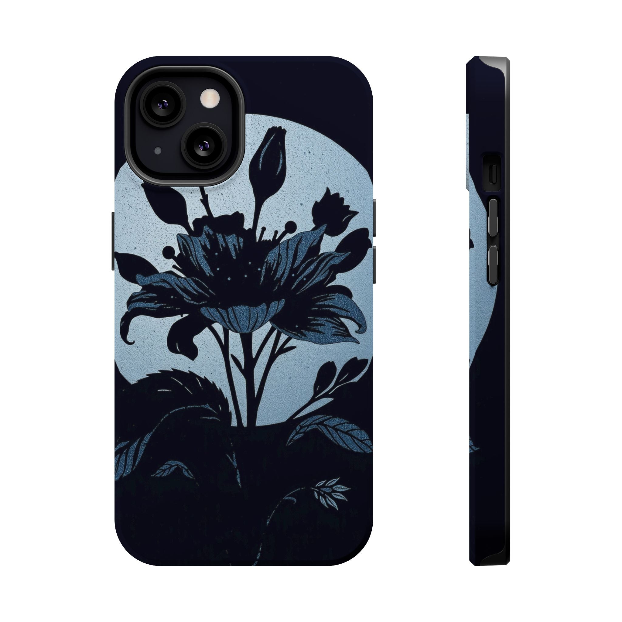 iPhone Radiant Floral Silhouette Design Slim Everyday Designer Case · iPhone Cas