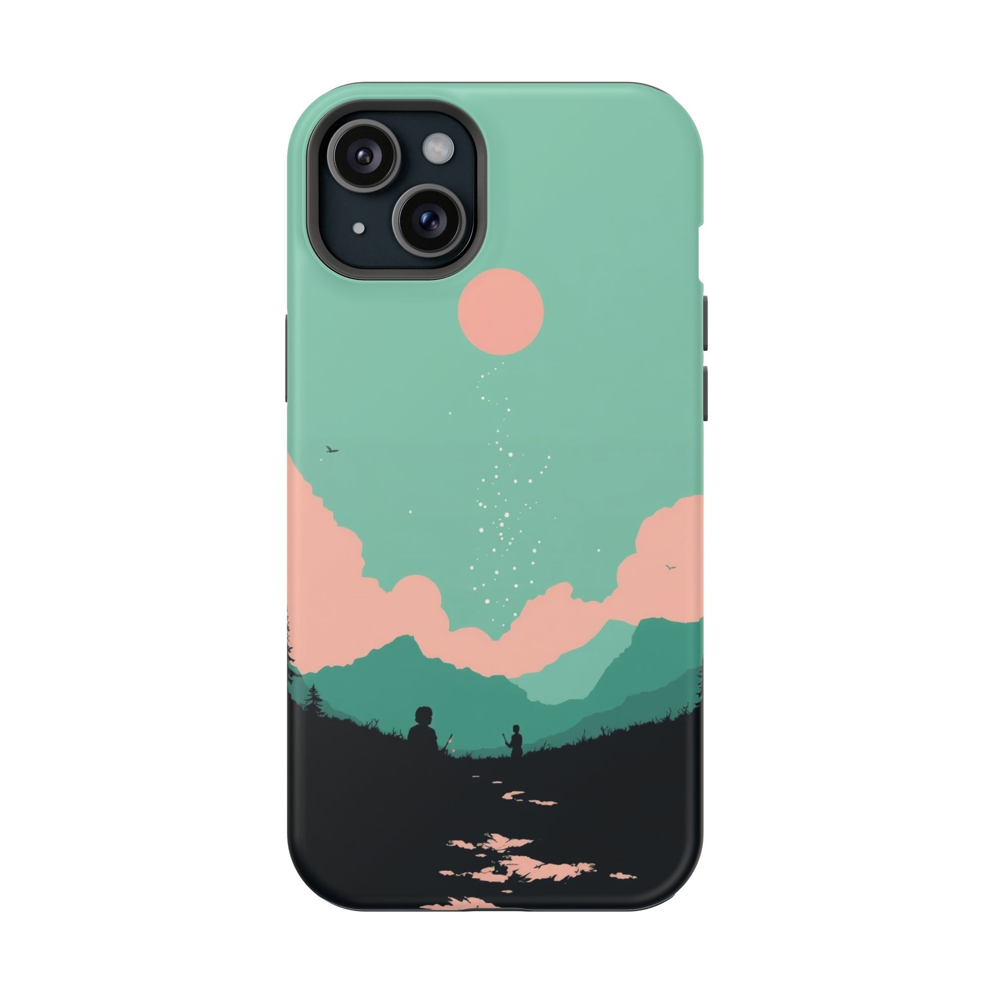 iPhone Magnetic Field Electric Art Bold Modern Everyday Snap Case · iPhone Case