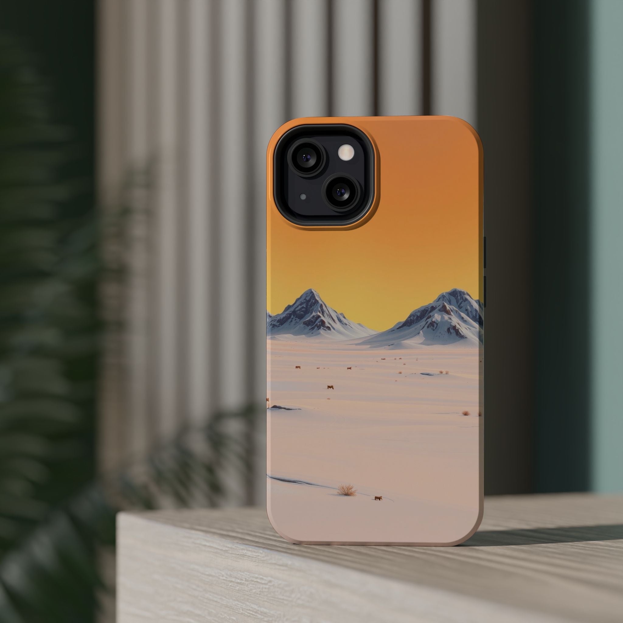 iPhone Mustard And Rust Arctic Tundra Slim Everyday iPhone 20 Designer · iPhone
