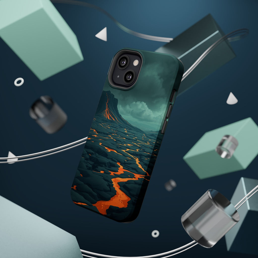 iPhone Radiant Lava Field Design 18 Slim Everyday Designer Case · iPhone Case